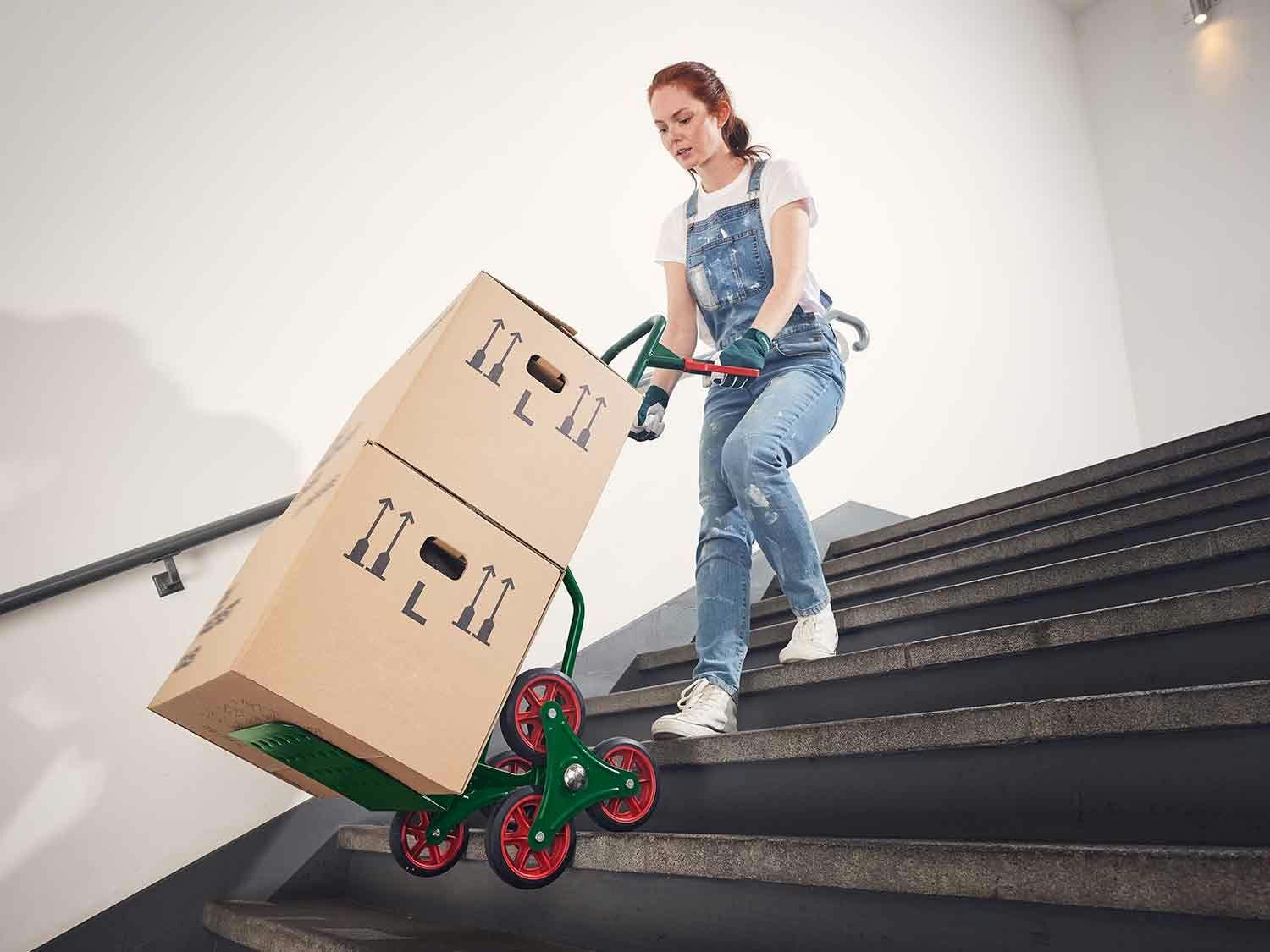 Carretilla para escaleras