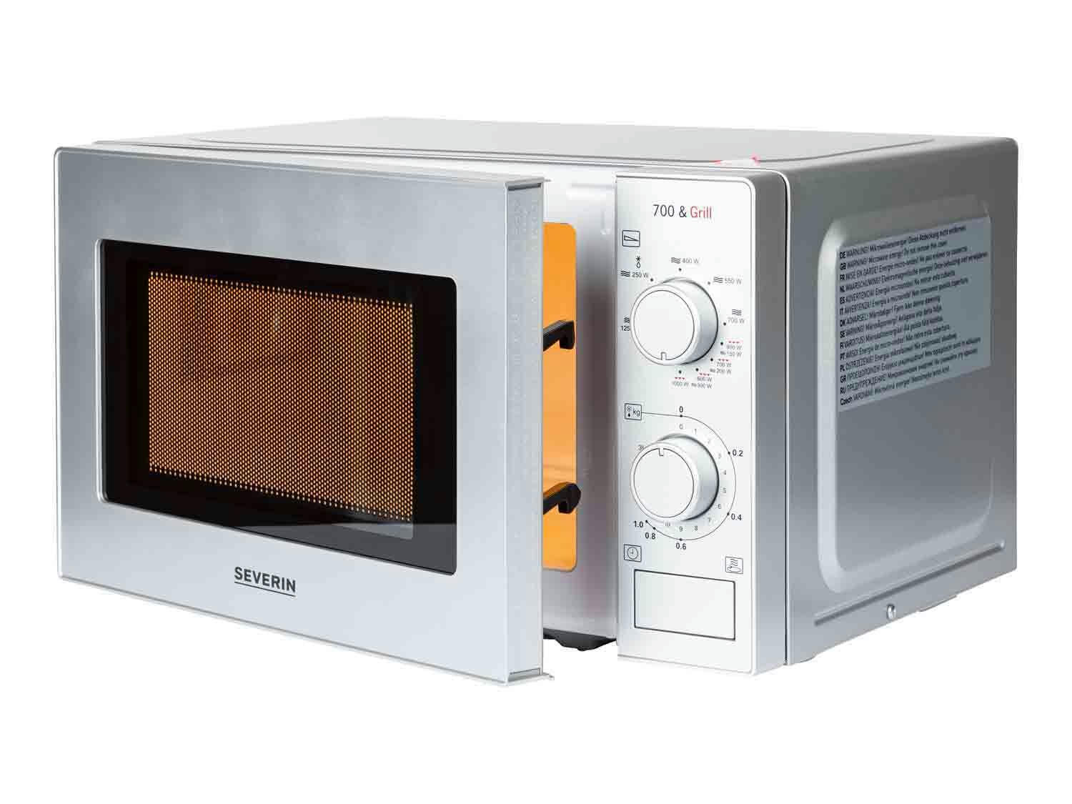 Severin ® Microondas con función de parrilla 700 W