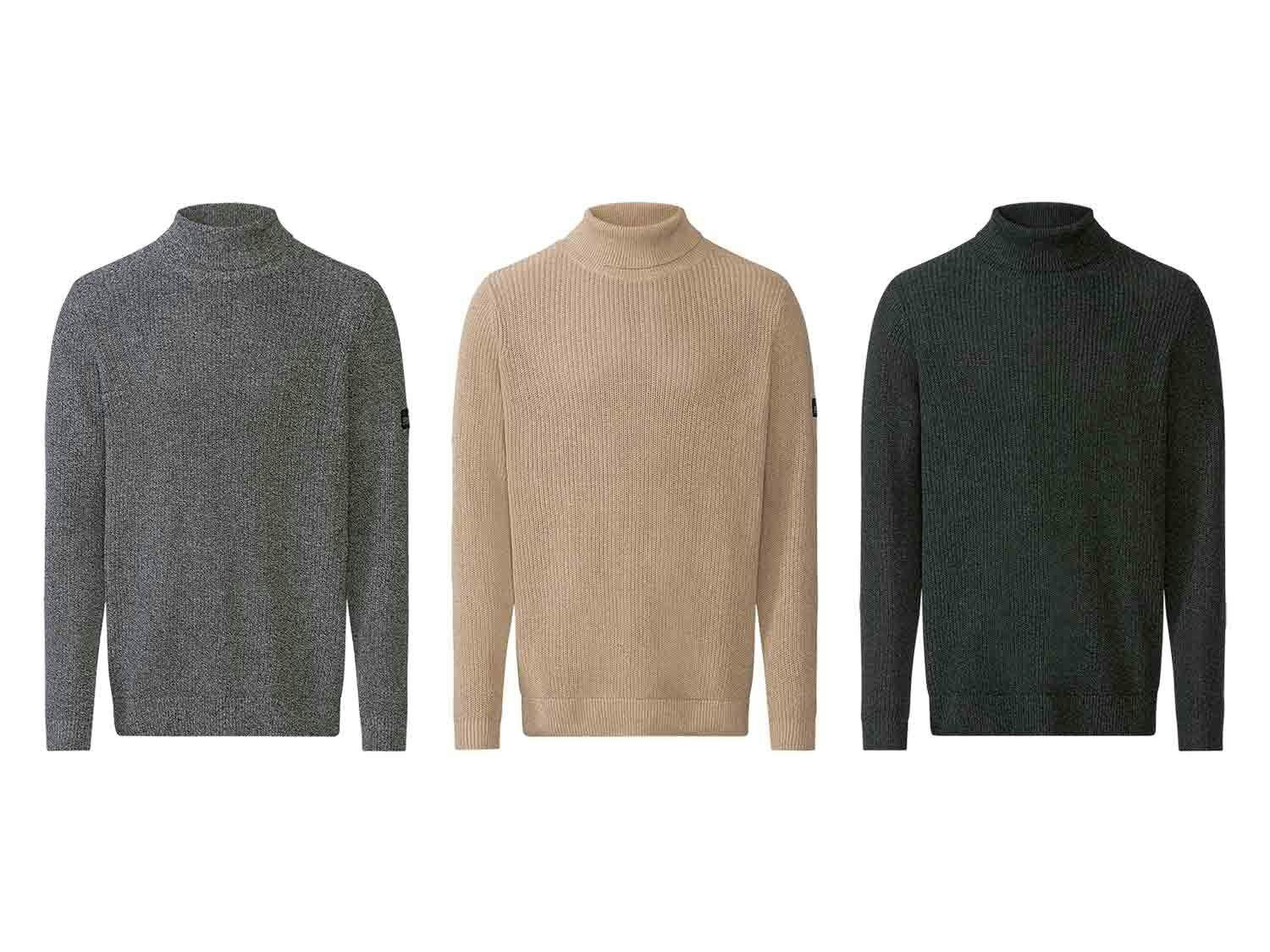 Jersey de cuello alto para hombre