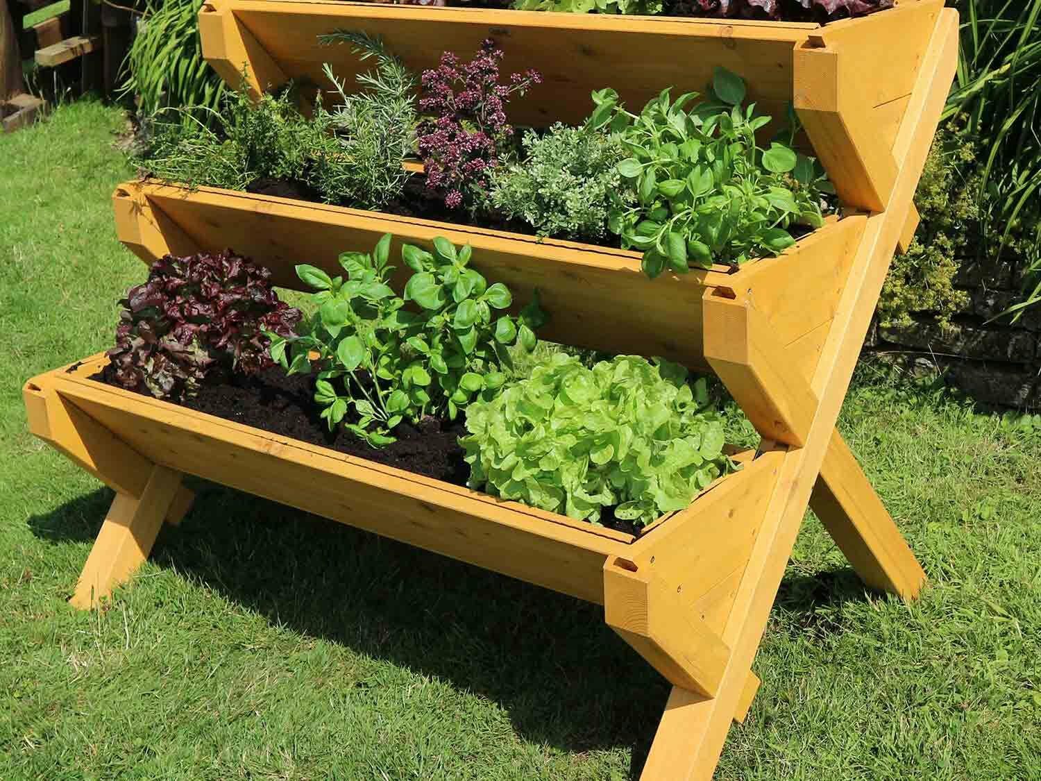 Habau Jardinera de 3 pisos