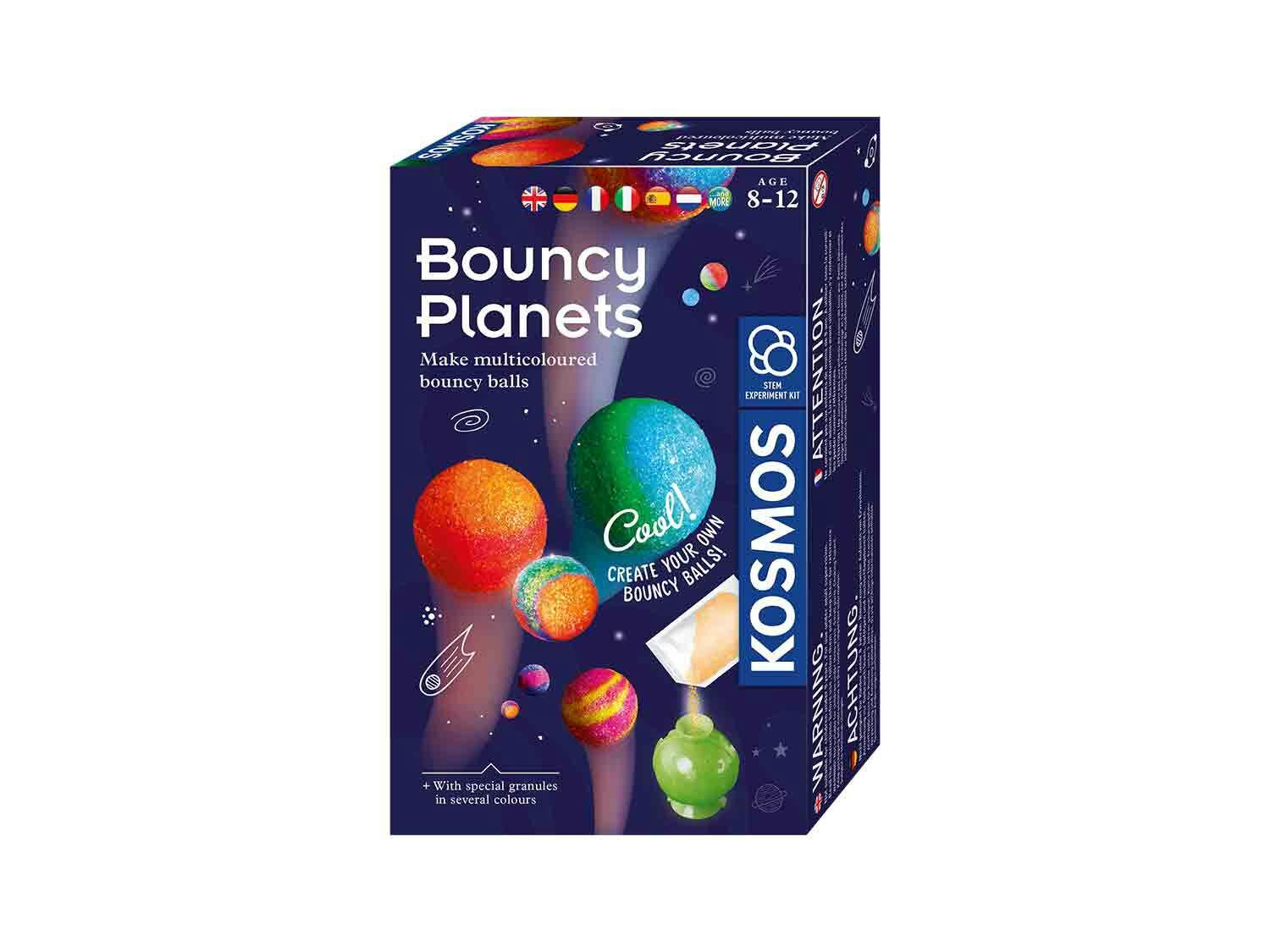 Kosmos Experimento con planetas con pelotas saltarinas