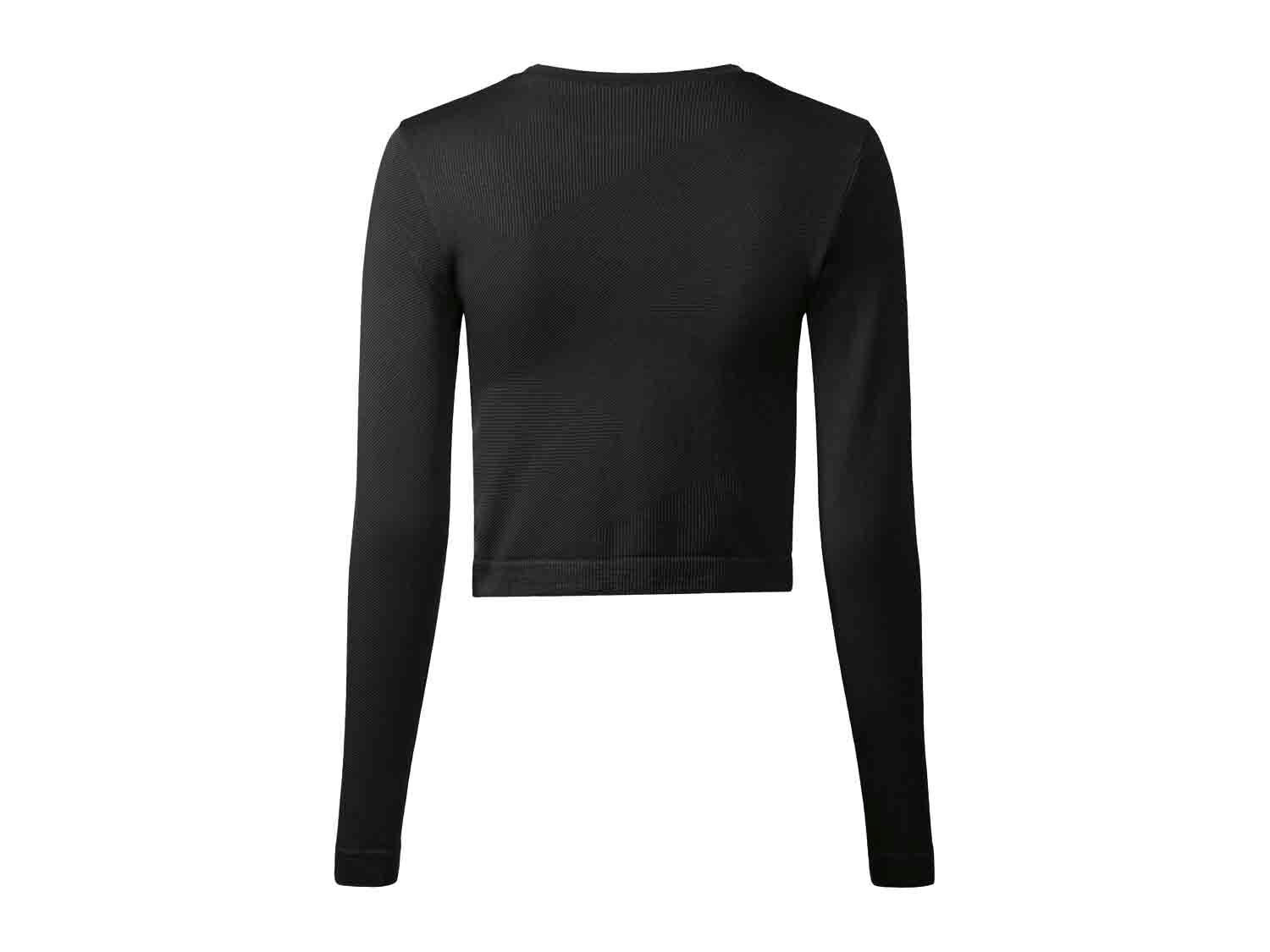 Camiseta técnica de estilo crop para mujer