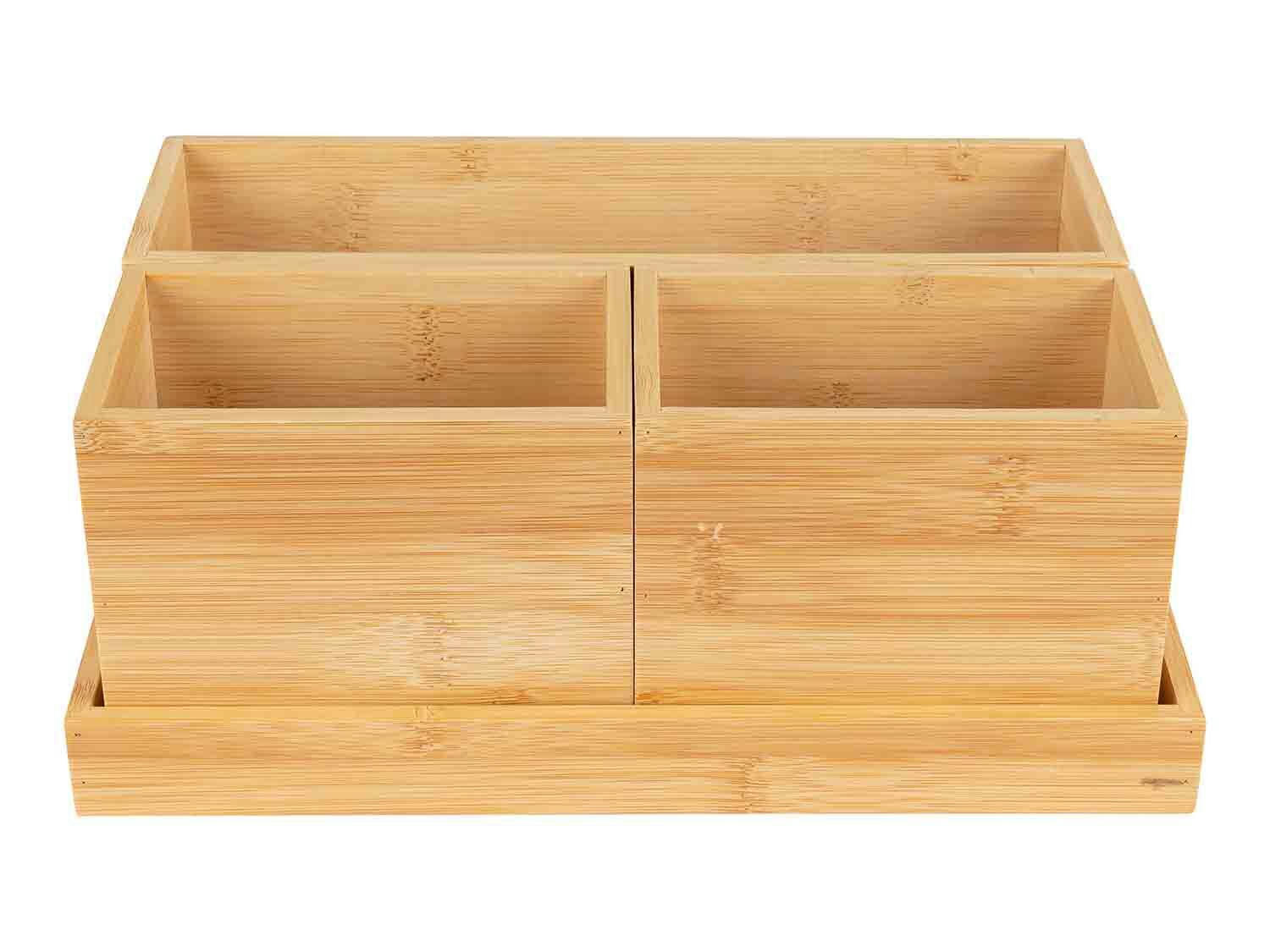 Wenko® Set de bandejas de bambú