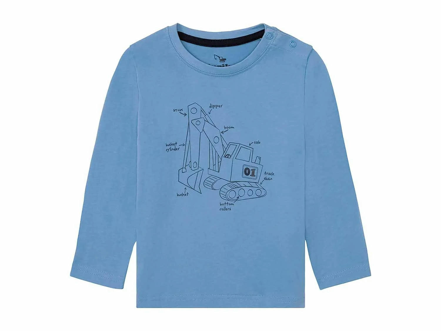 Camisetas de punto liso infantiles pack 2