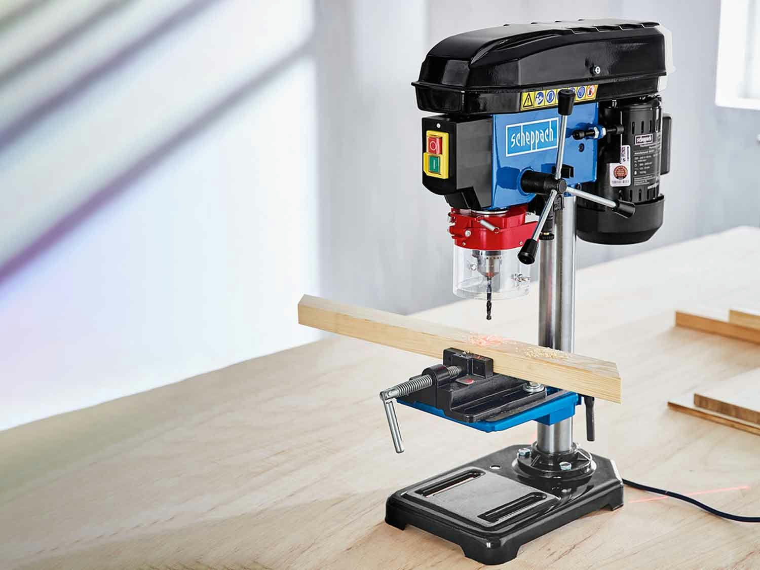 Scheppach Taladro vertical de mesa 500 W