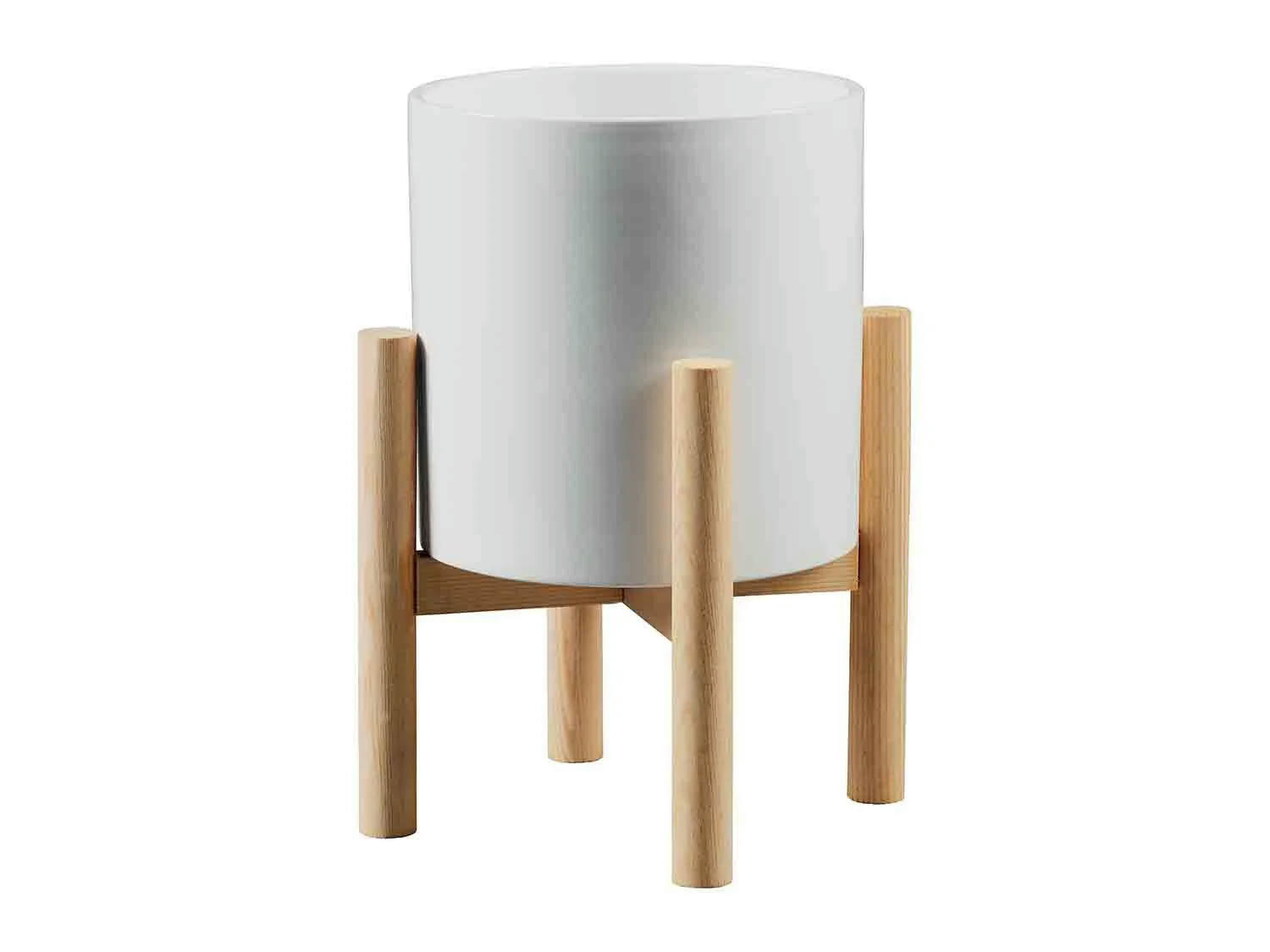 Macetero con soporte