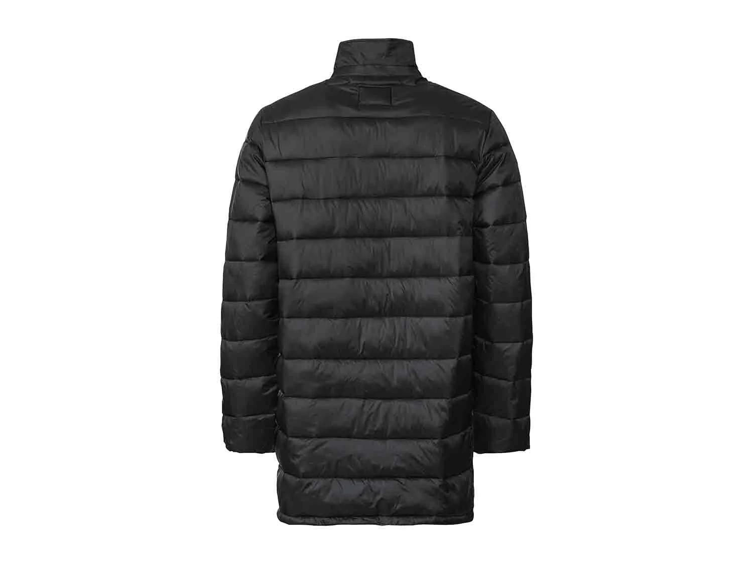 Chaqueta ligera larga negra para hombre