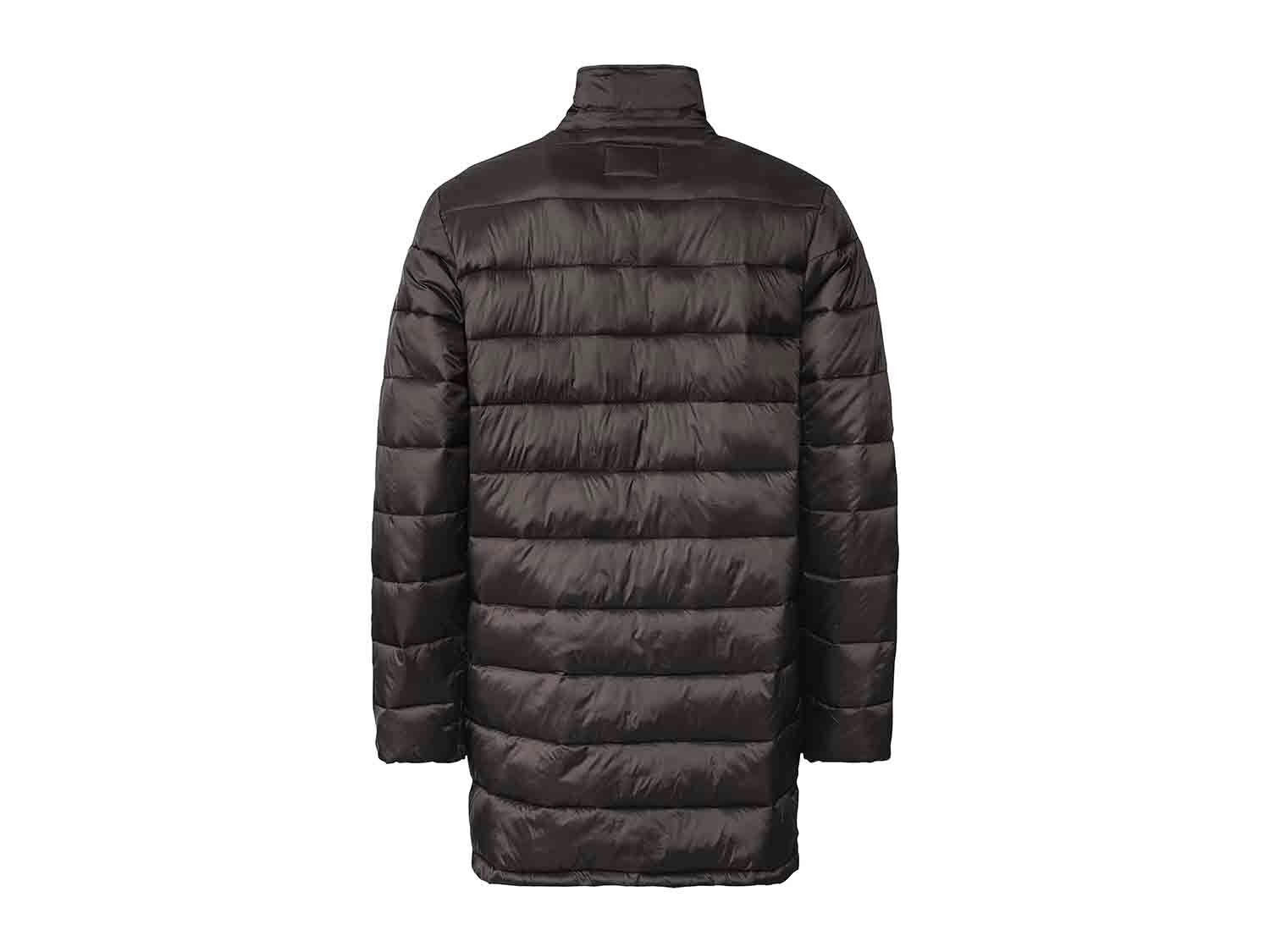 Chaqueta ligera larga negra para hombre
