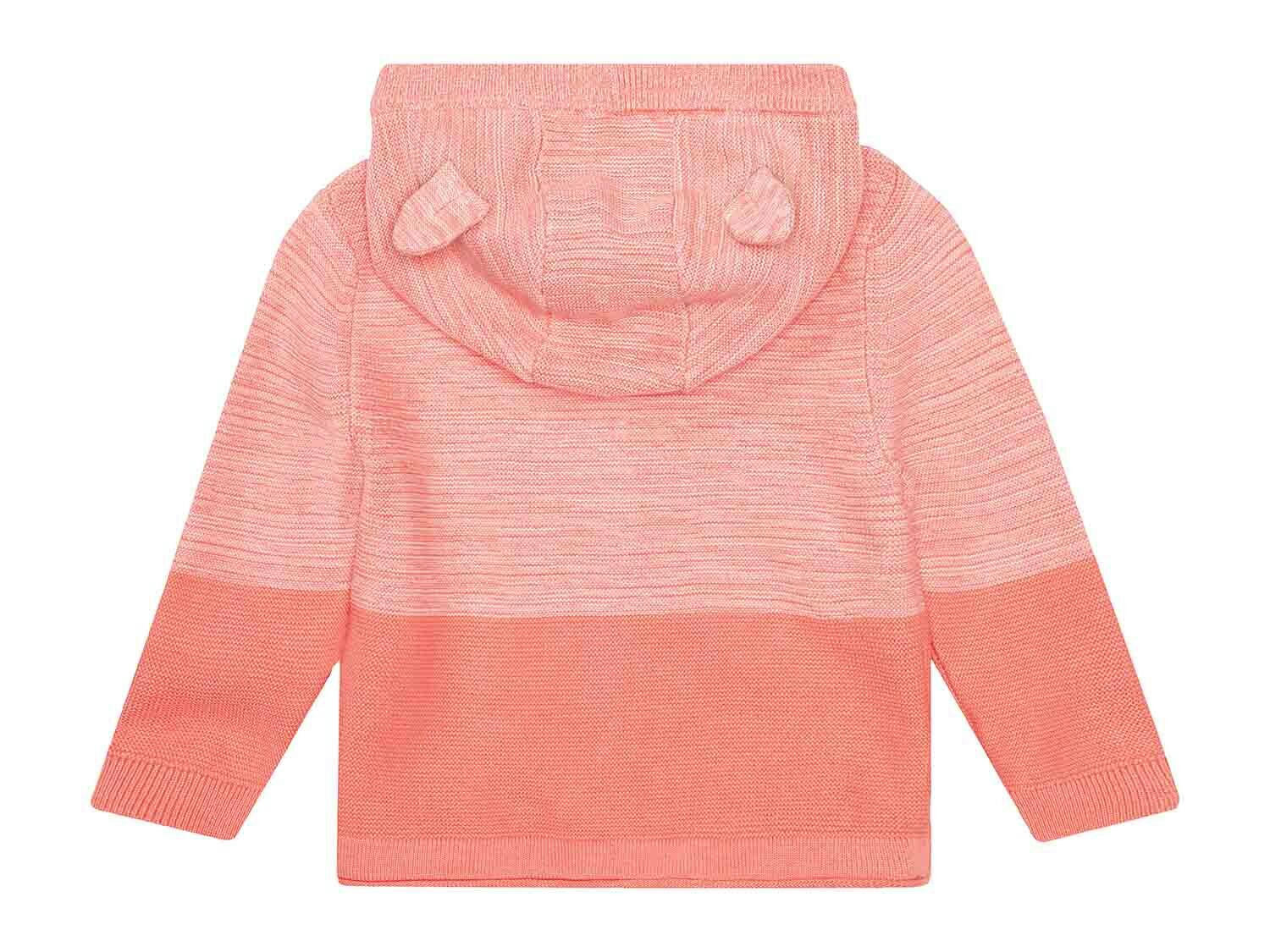 Chaqueta de punto para bebé con capucha