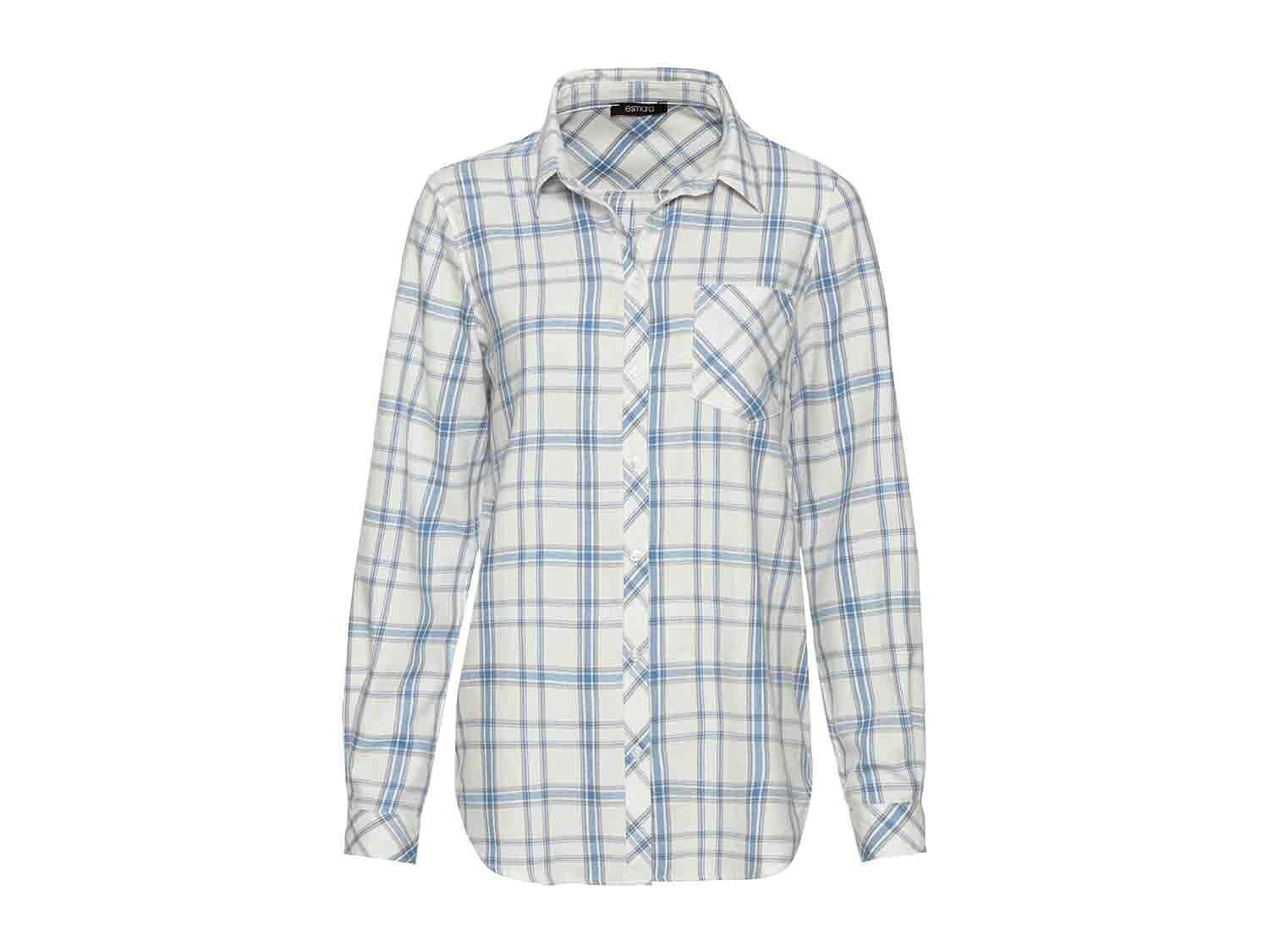 Camisa de franela para mujer