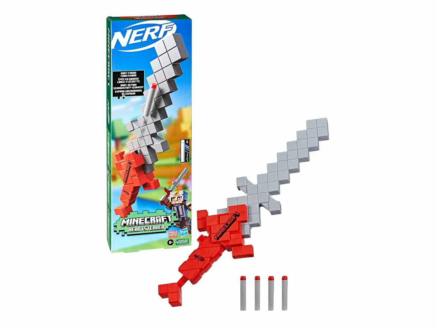 Nerf Minecraft Espada lanzadardos