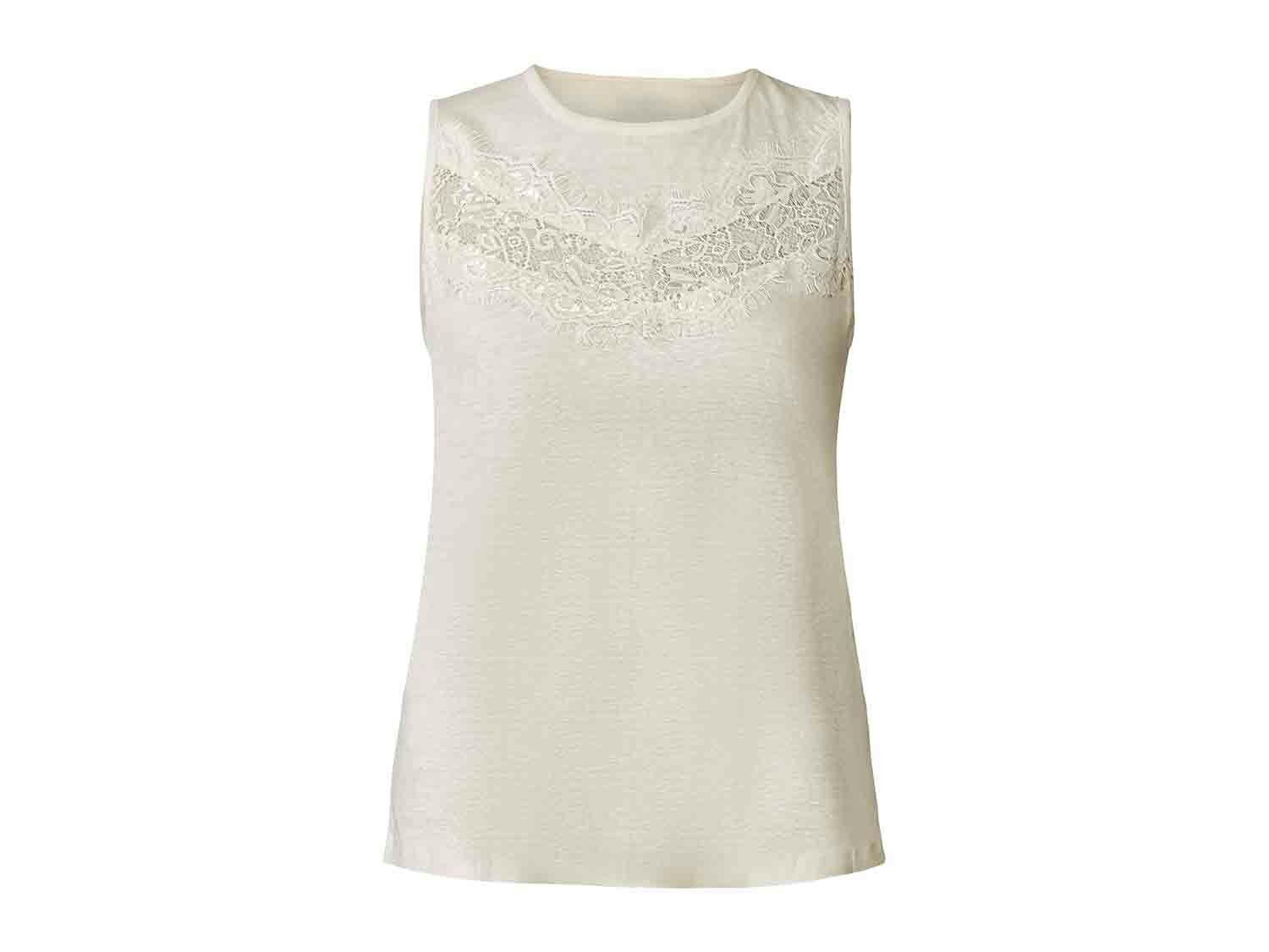 Camiseta de lino para mujer