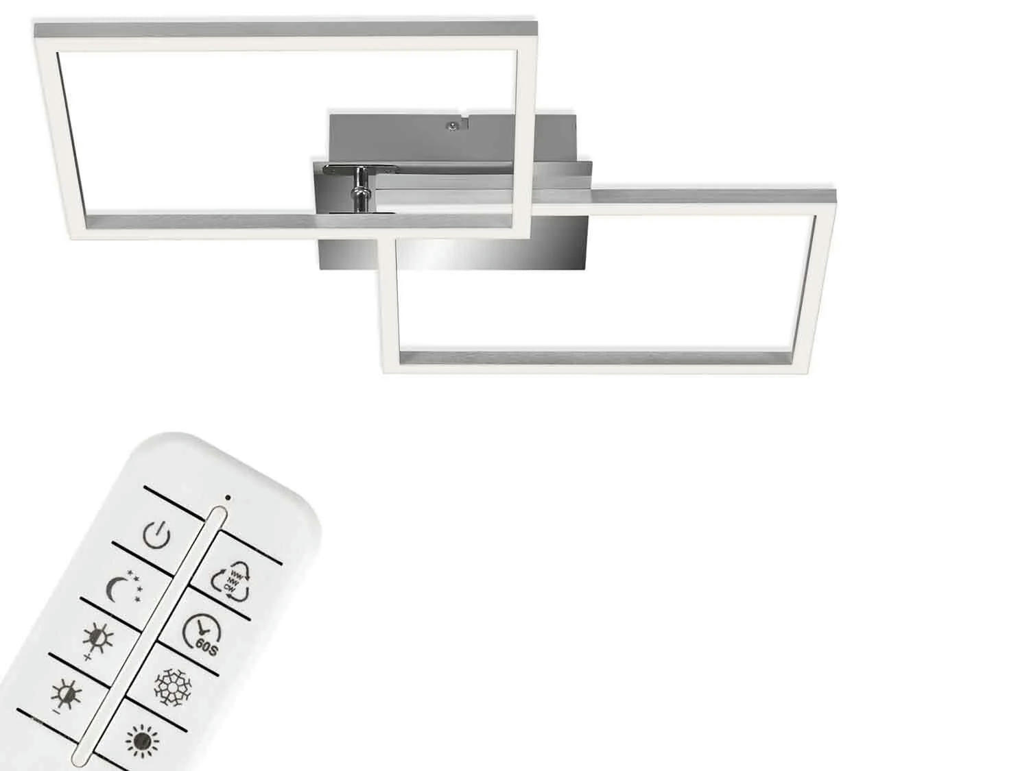 Brilo® Lámpara de techo cuadrada