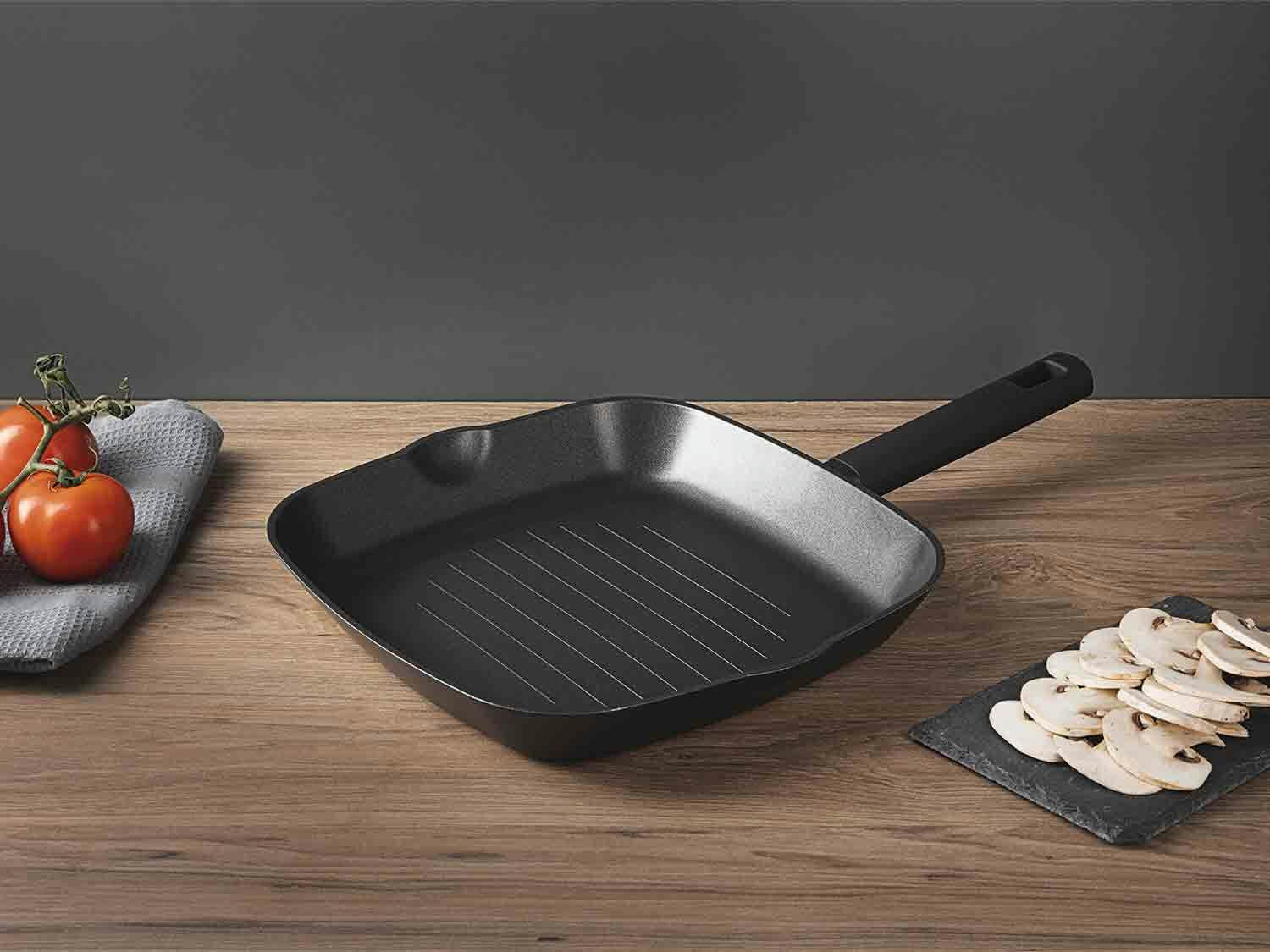 Masterpro ® Parrilla de aluminio forjado 28 cm
