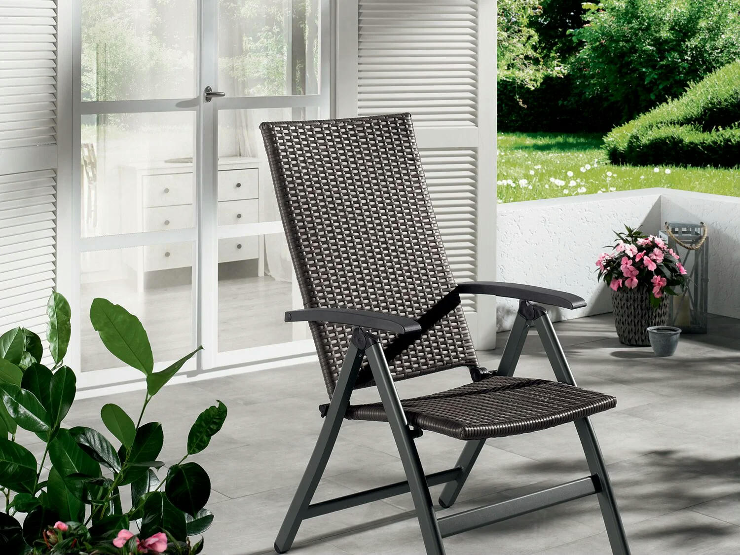 Silla plegable de entramado Valencia