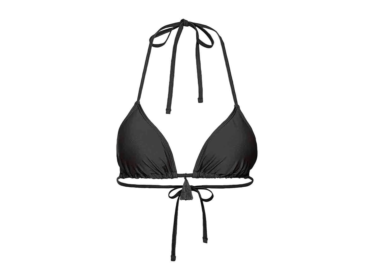 Sujetador de biquini para mujer negro/ verde