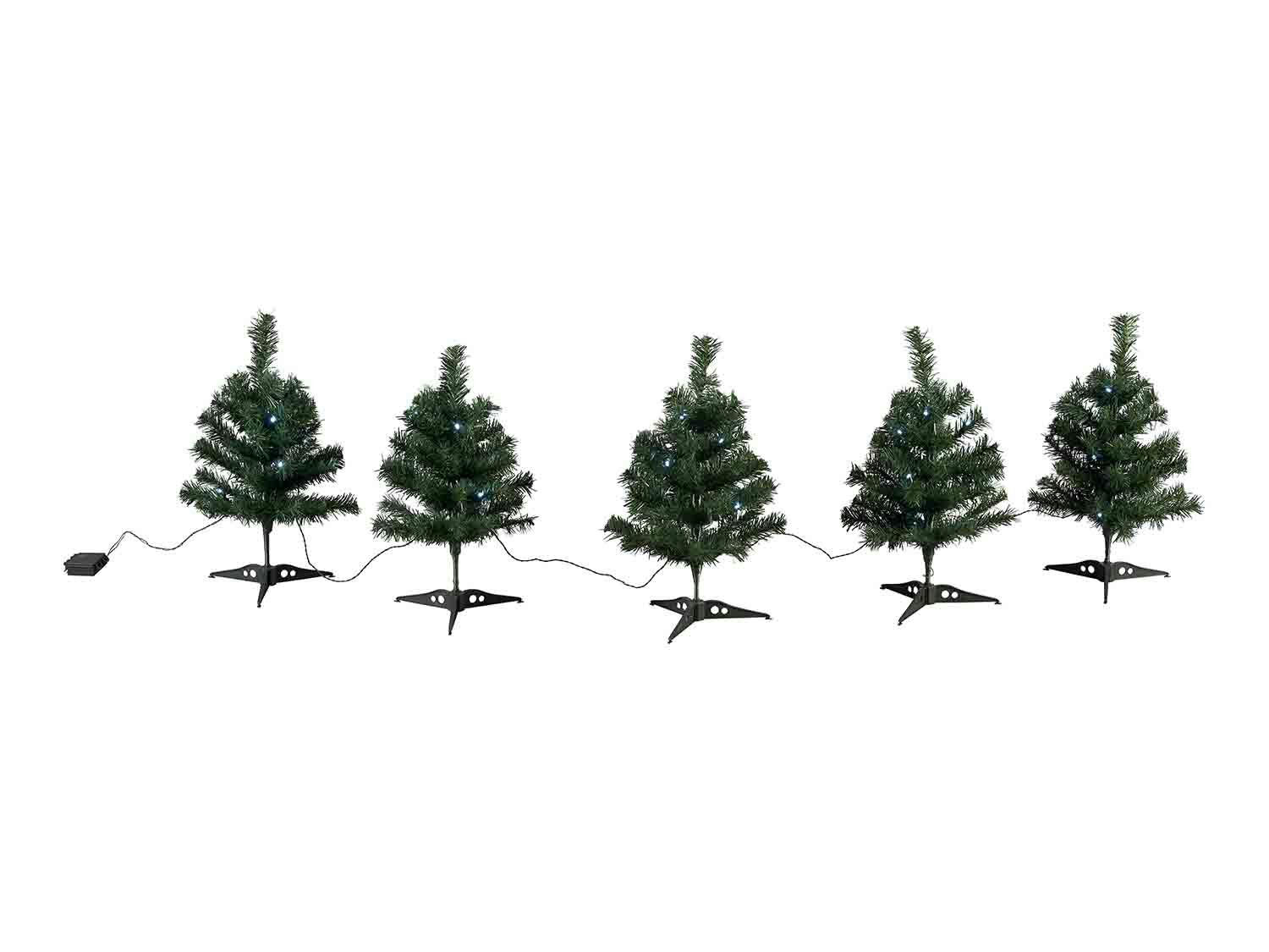 Árboles mini con LEDs