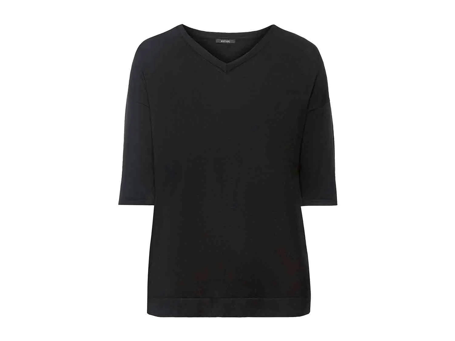 Camiseta con cuello pico para mujer