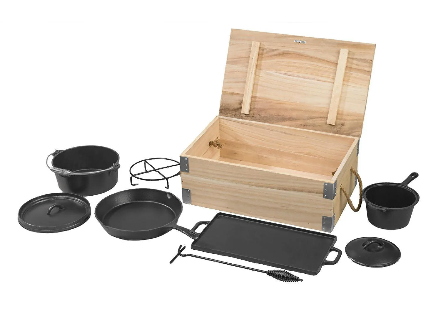 Set de ollas de hierro