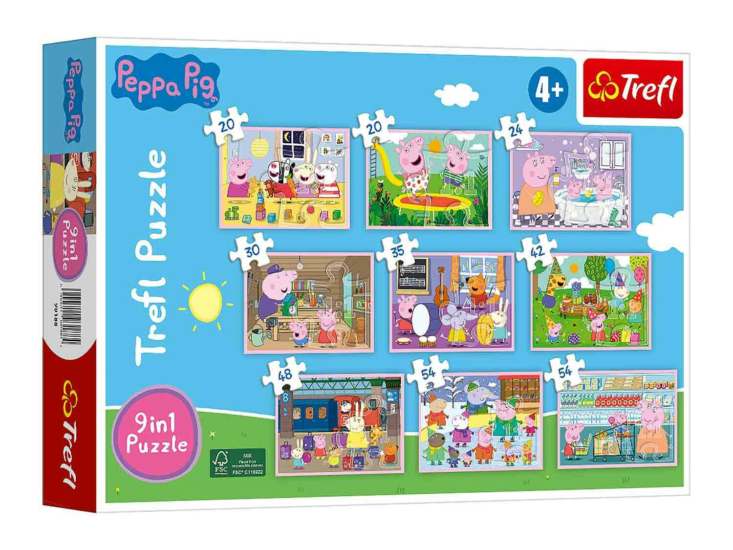 Trefl Puzzle de licencia 9 en 1
