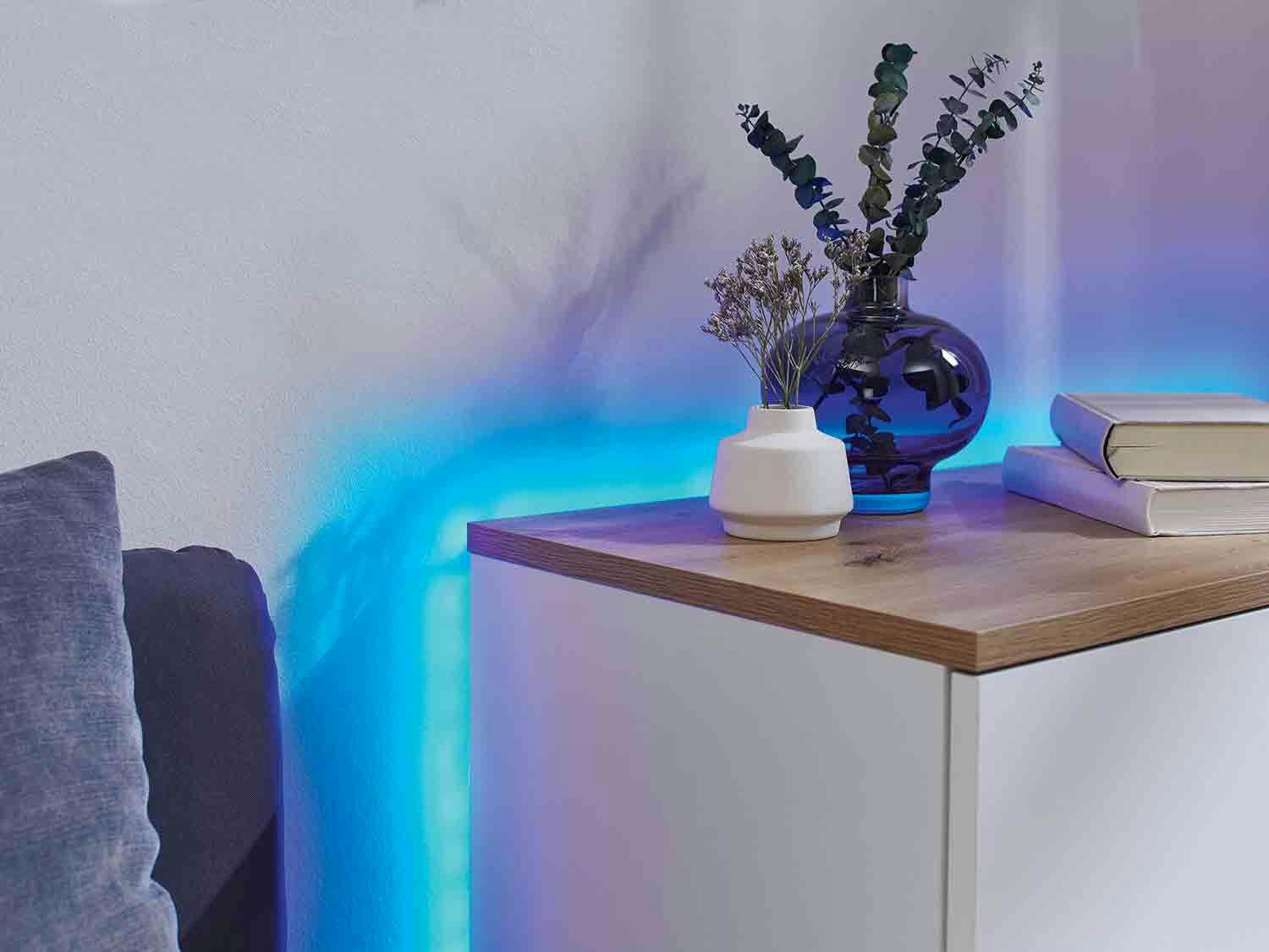 Cinta de LEDs con sensor de movimiento