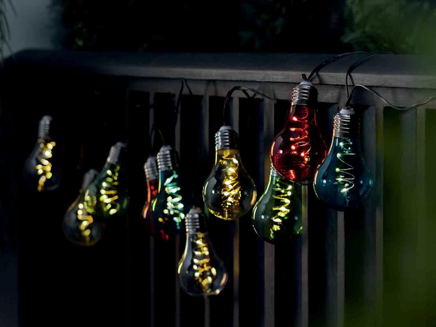 Guirnalda luminosa solar