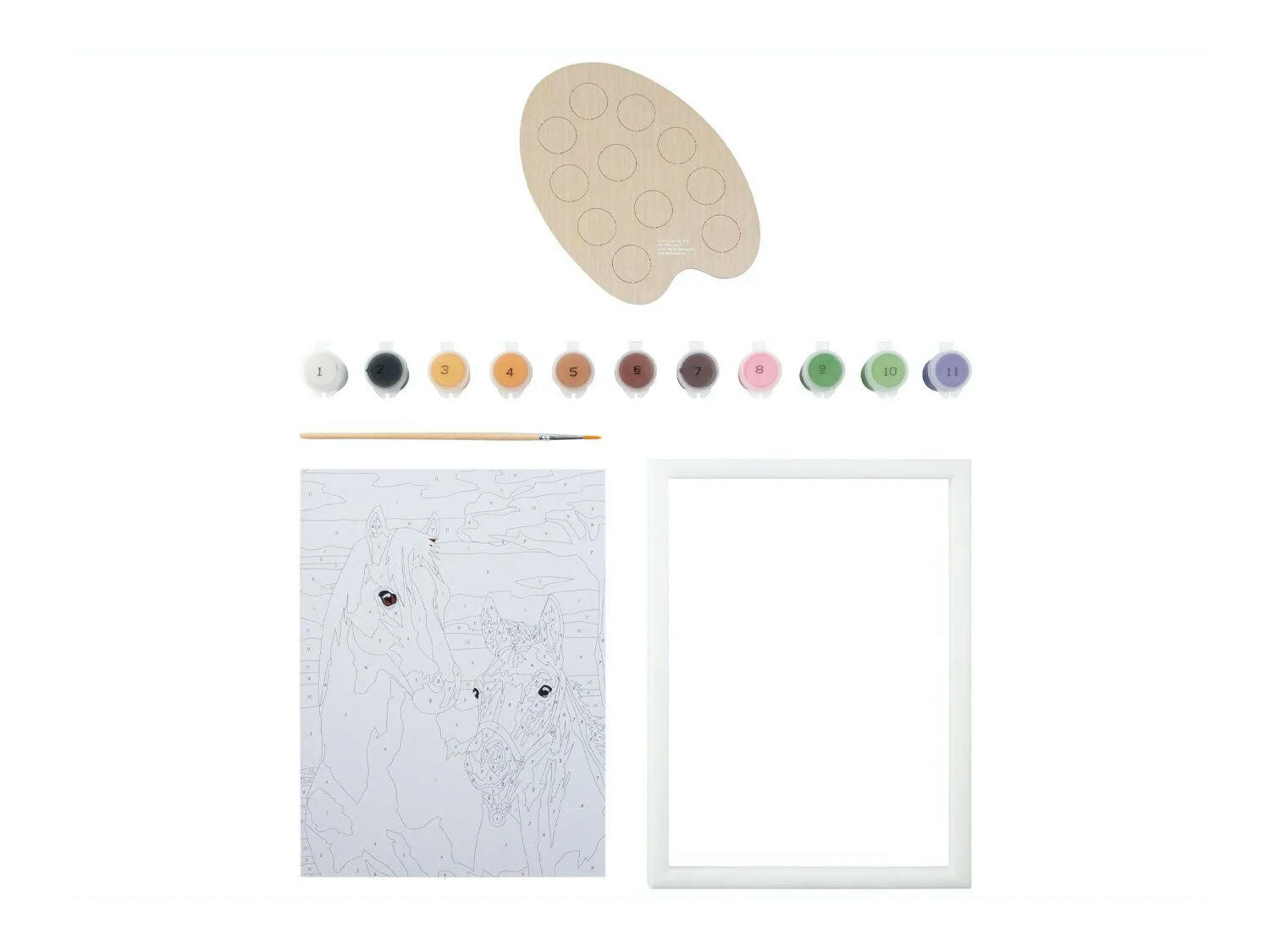 Set de pintar por números