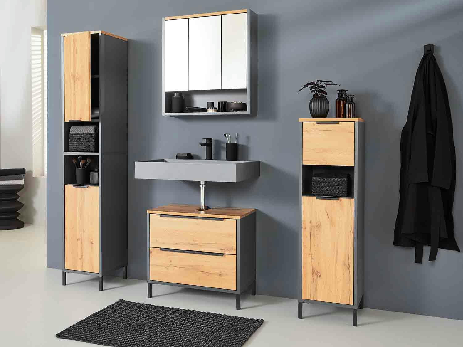 Armario alto para baño San Diego