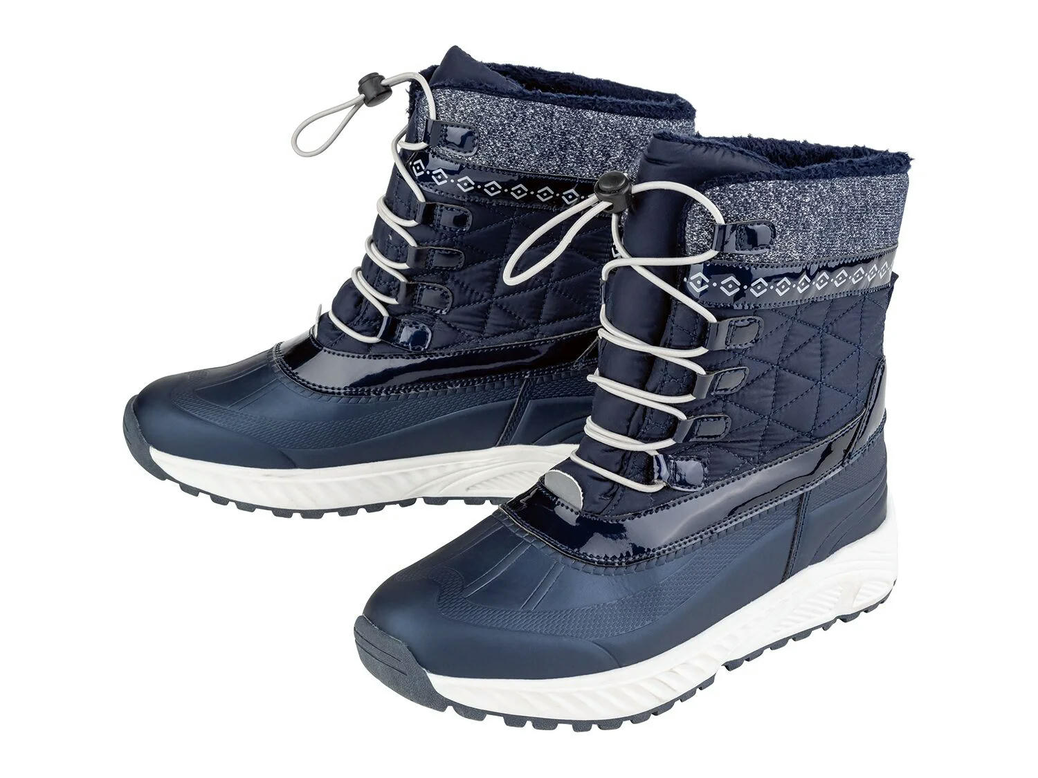Botas de nieve azules júnior