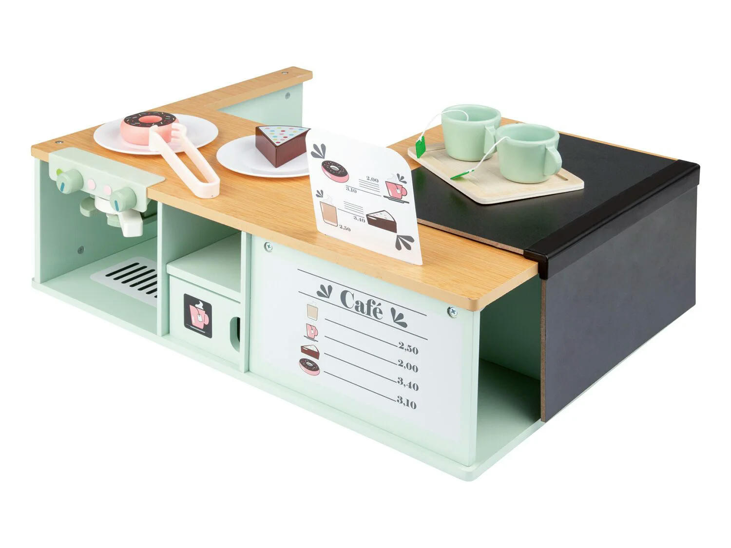 Cafetería de juguete de sobremesa