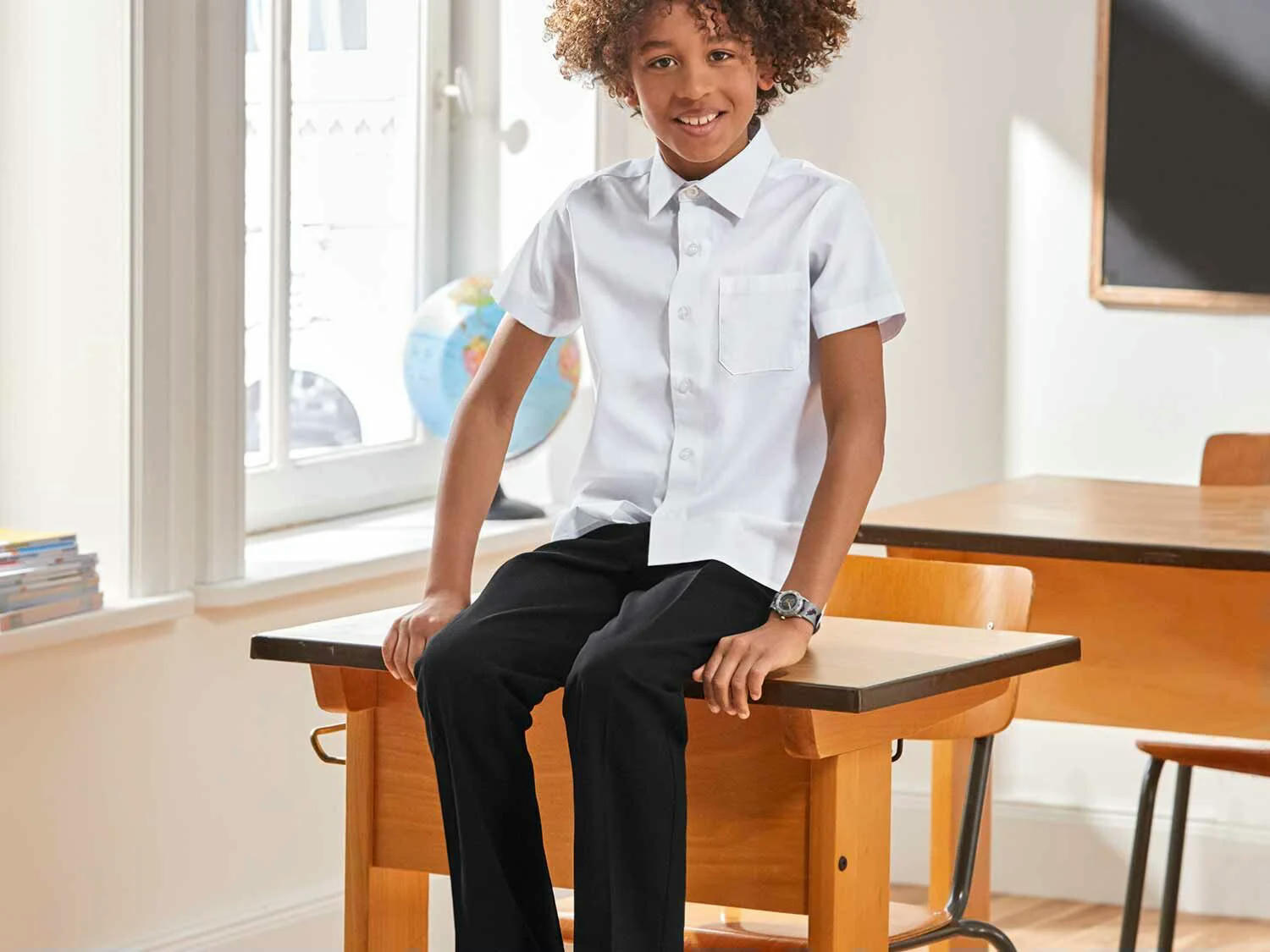 Pantalón para uniforme escolar júnior