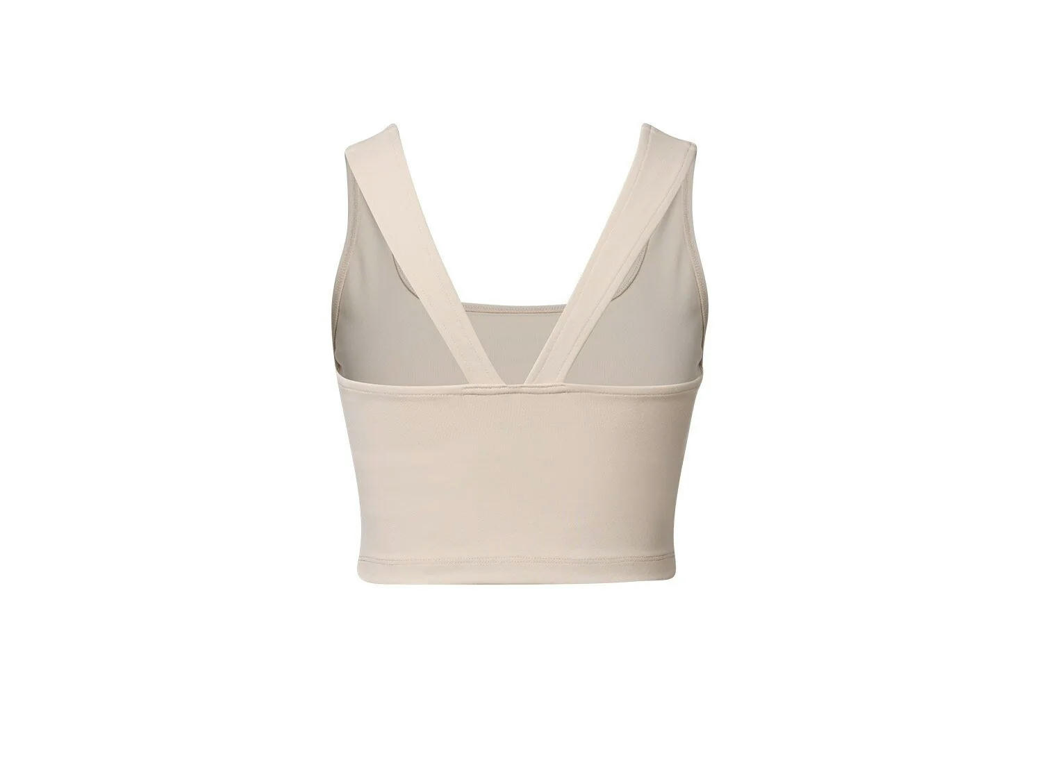 Sujetador deportivo beige