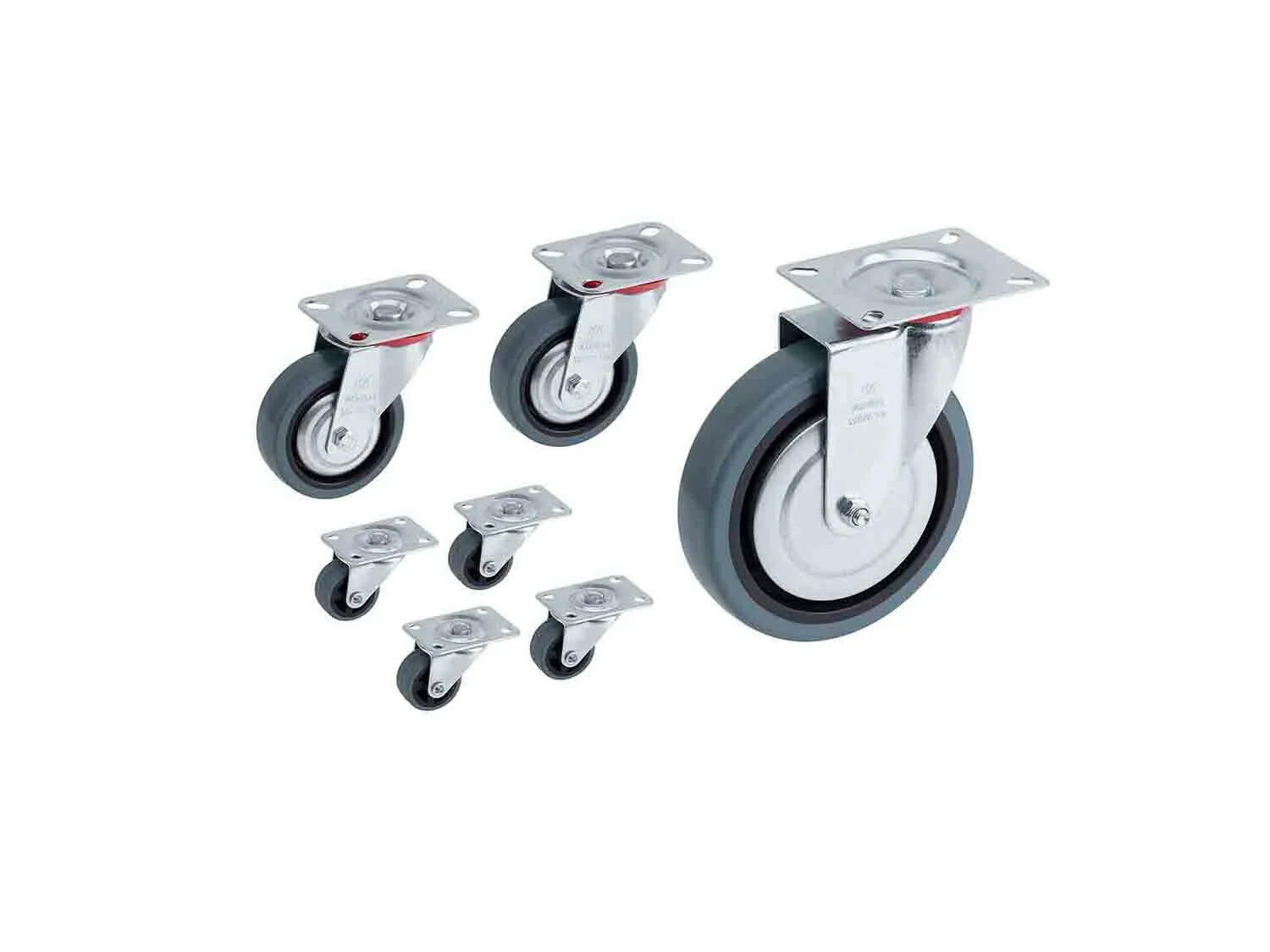 Pack 4 Ruedas orientables