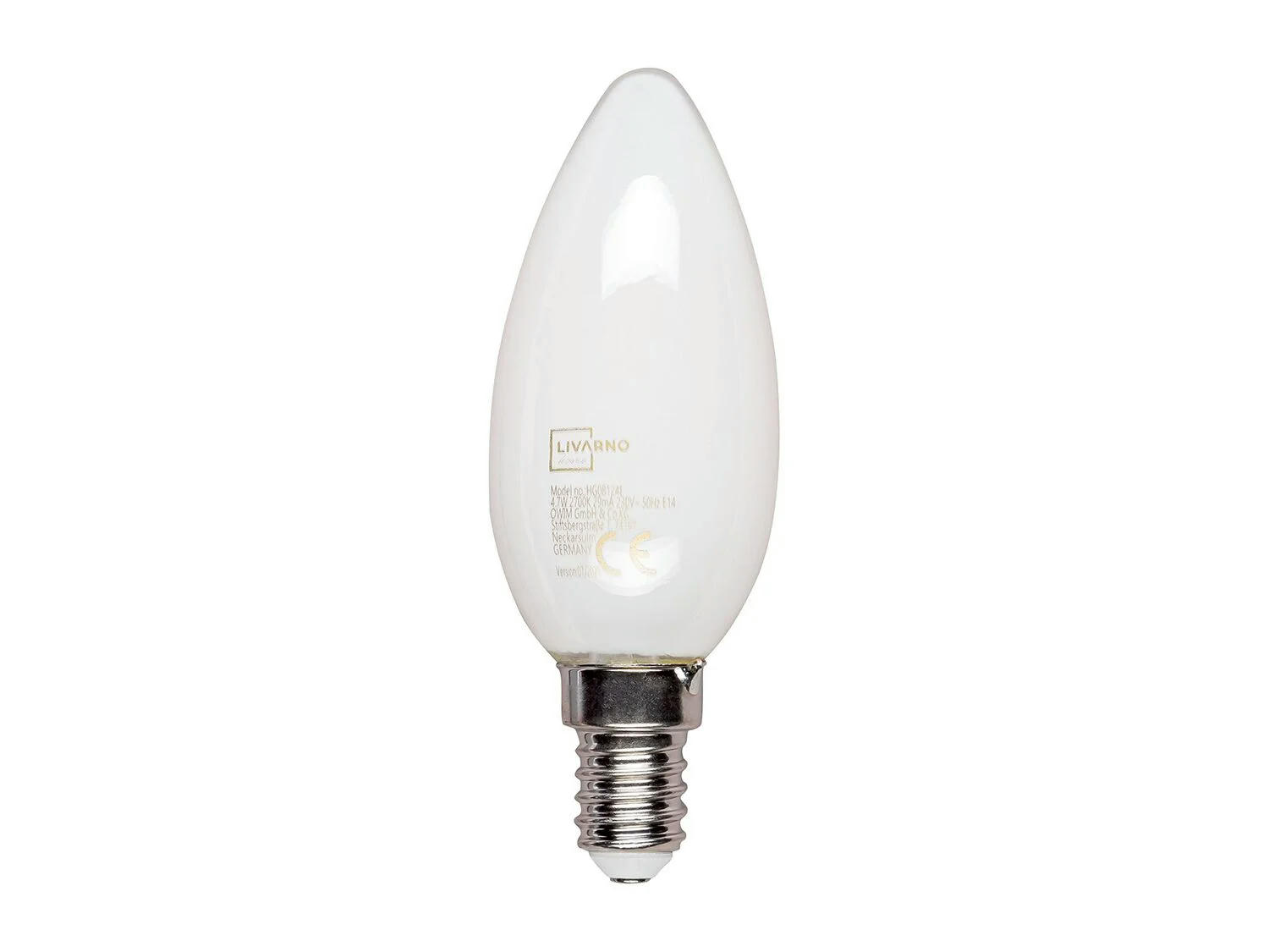 Bombilla LED de filamento 4,7 W pequeña
