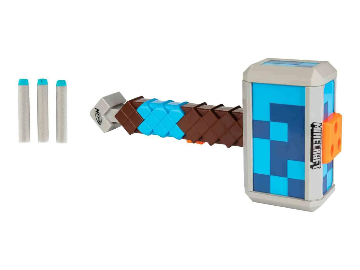 Nerf Minecraft Martillo lanzadardos