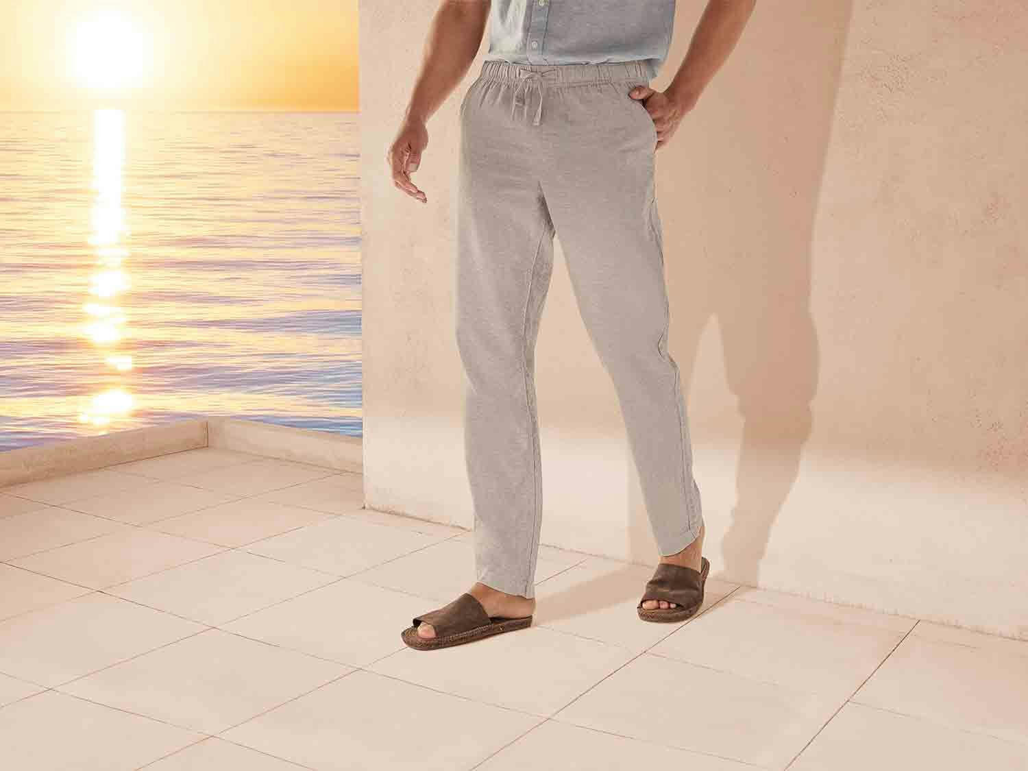 Pantalón de lino para hombre