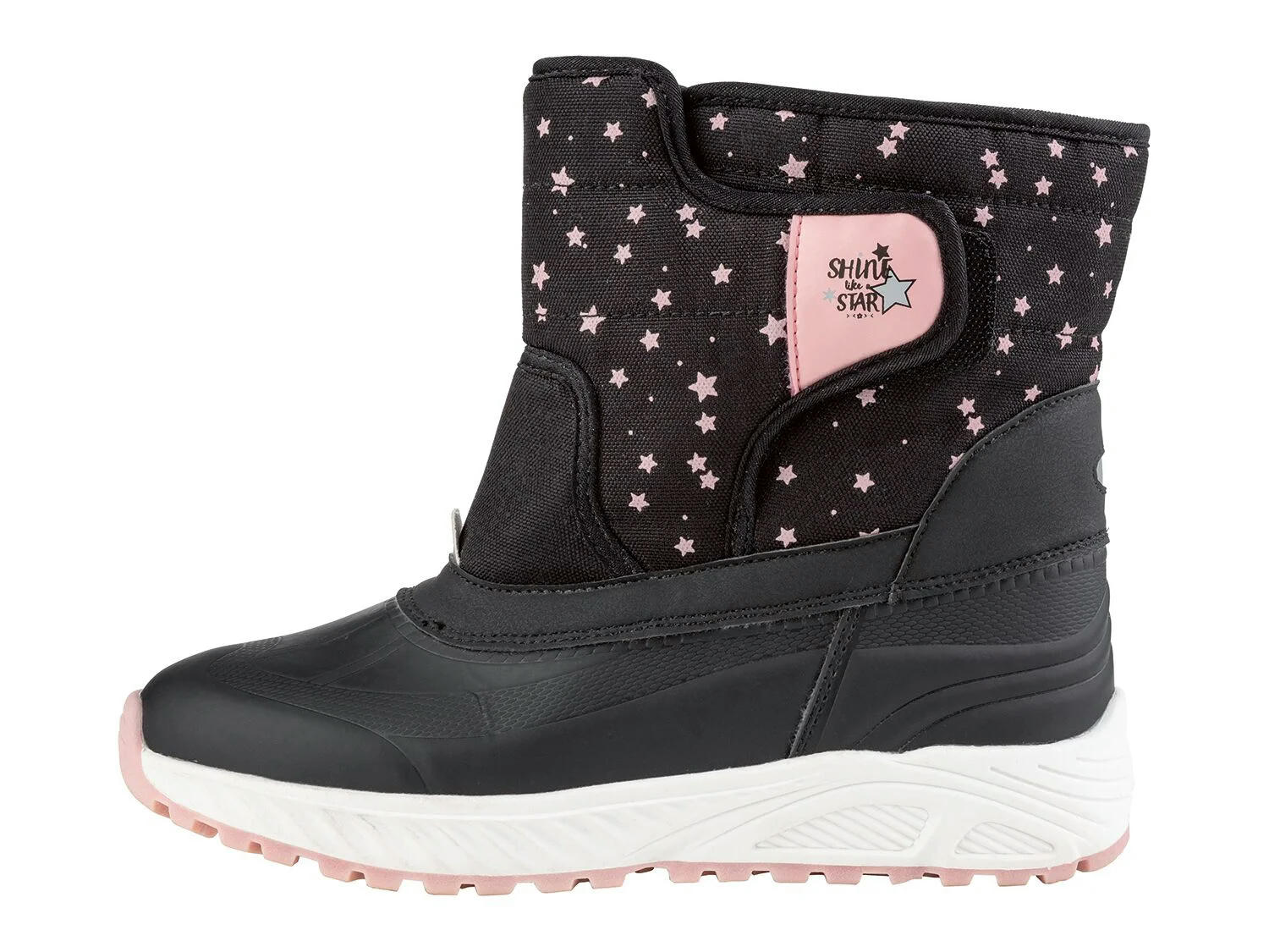 Botas de nieve negras júnior