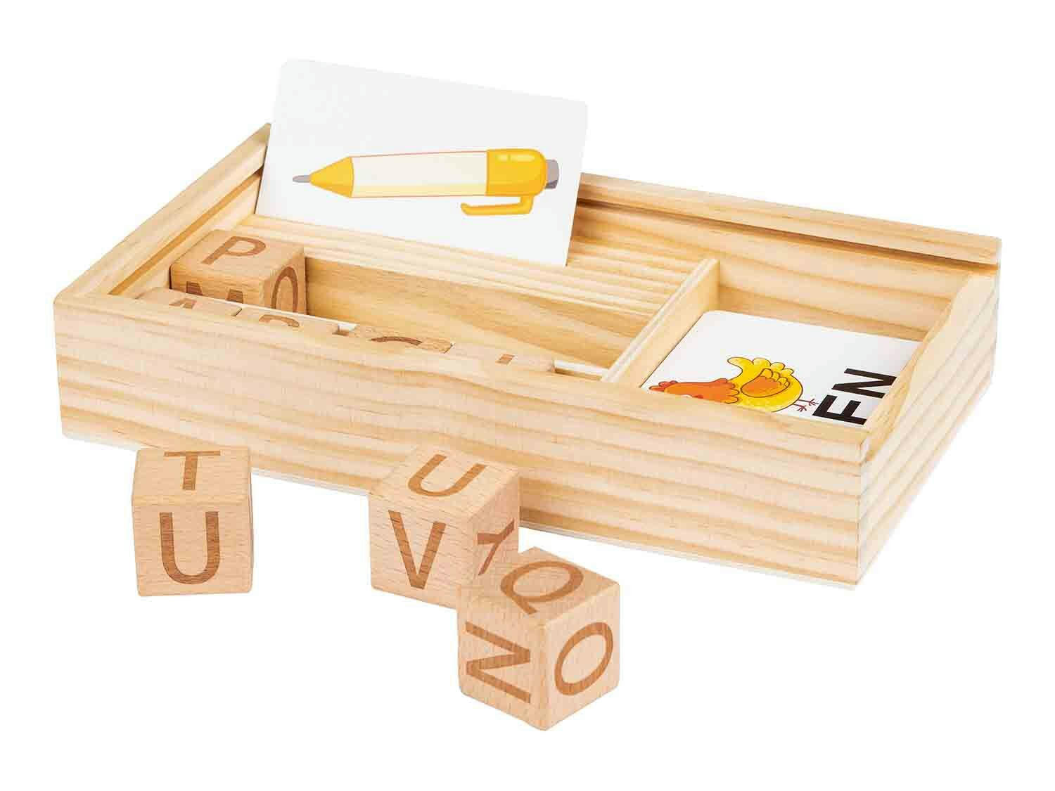 Cubos con letras