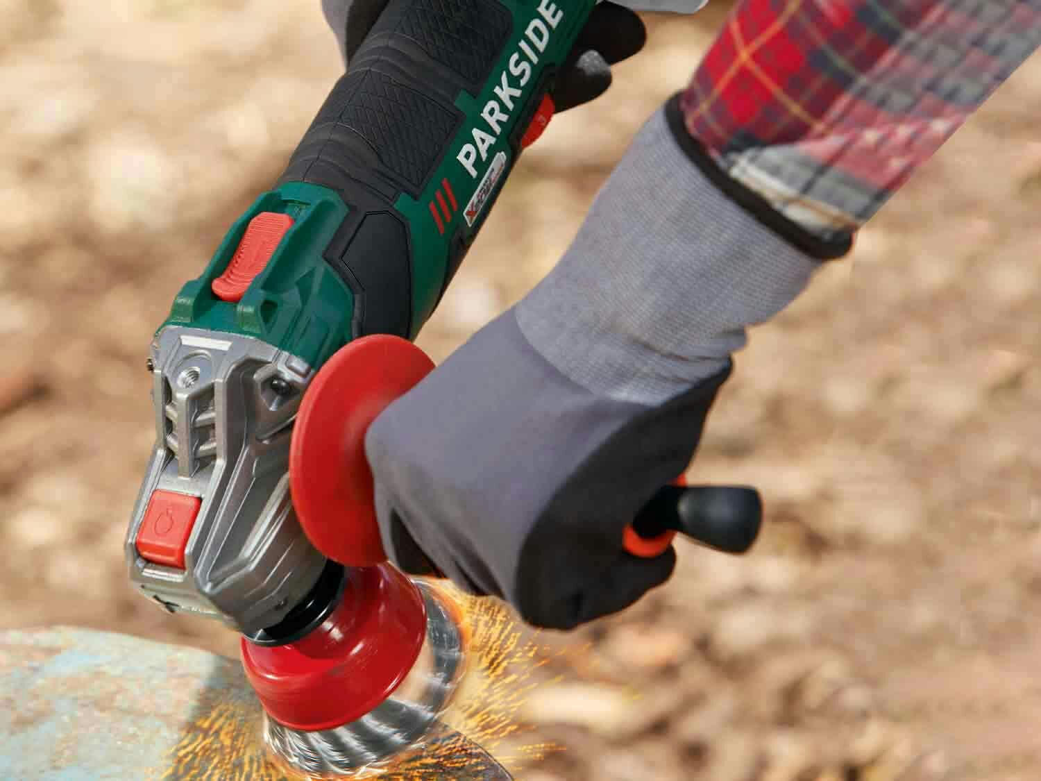 Amoladora angular recargable 20V