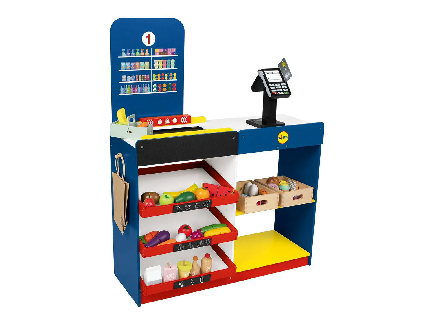 Tienda Lidl de madera
