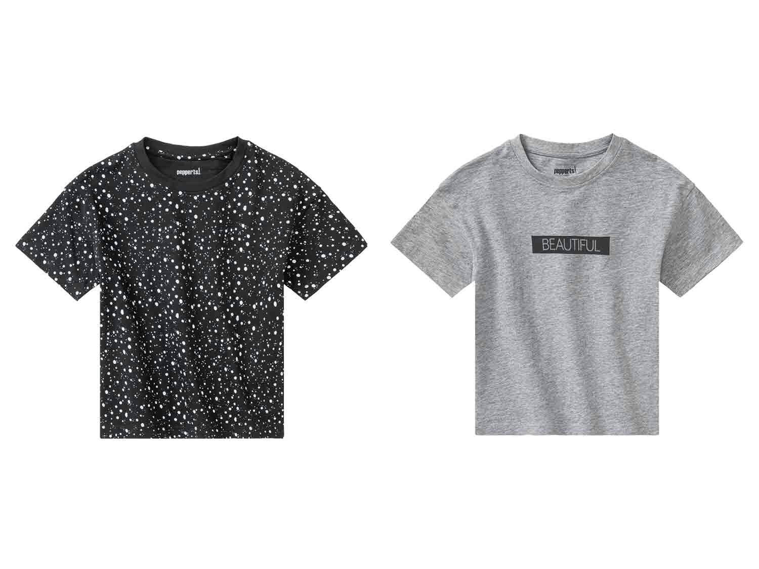 Camisetas júnior de manga corta pack 2