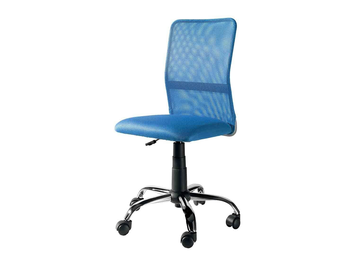 Silla giratoria infantil azul