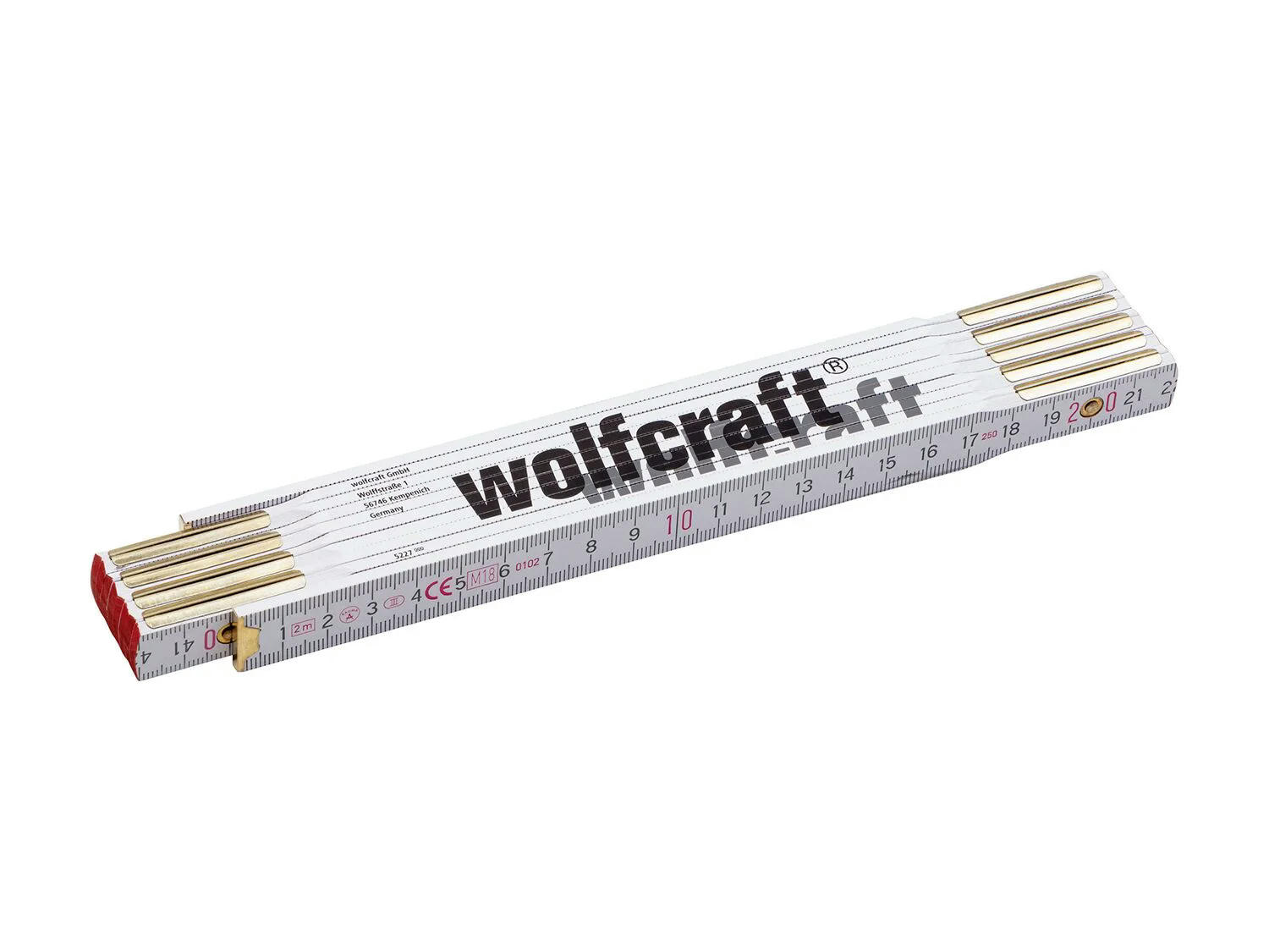 Wolfcraft Set de calibrador para reglas plegables