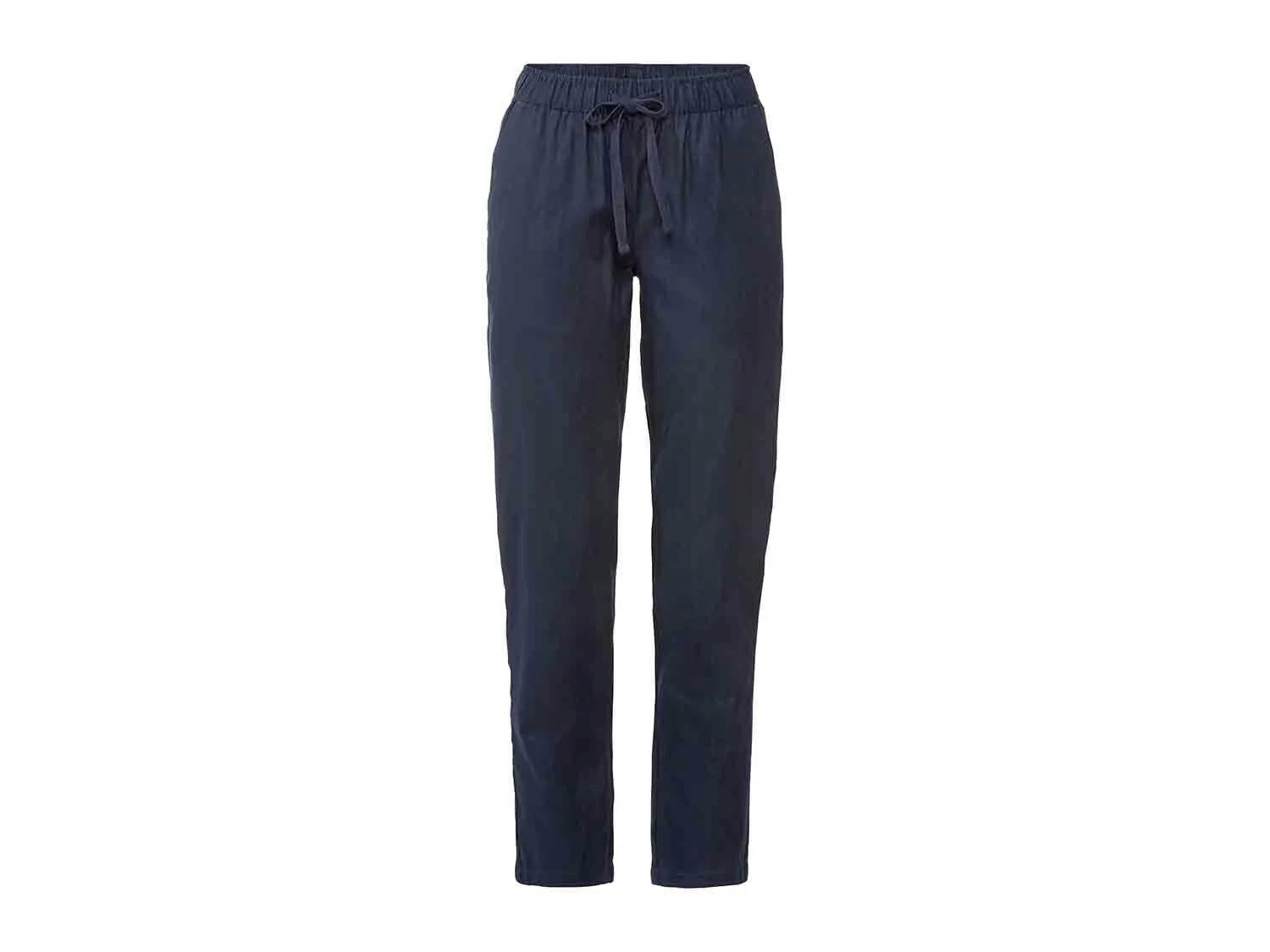 Pantalón de cáñamo con bolsillo lateral para mujer