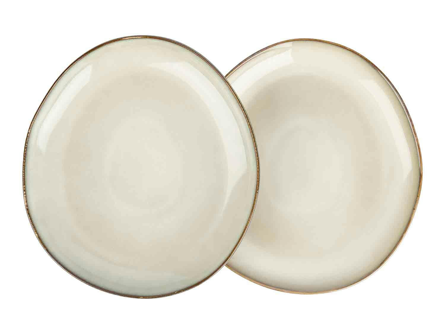 Juego de platos llanos