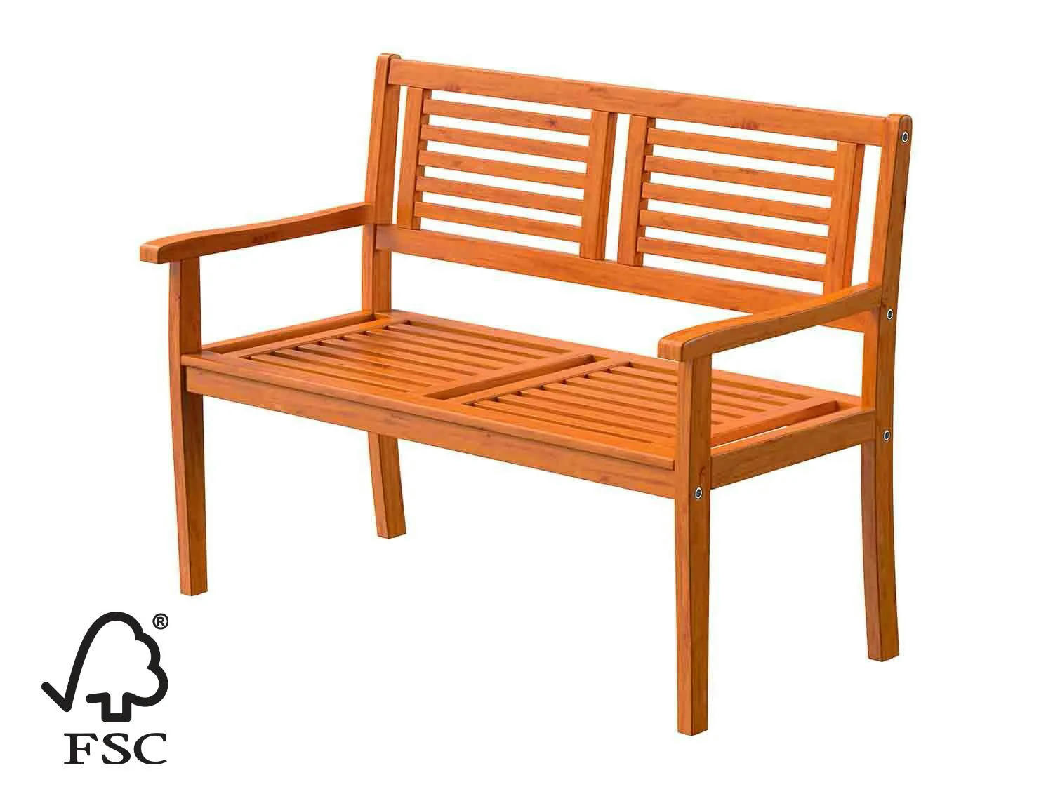 Banco de madera para jardín