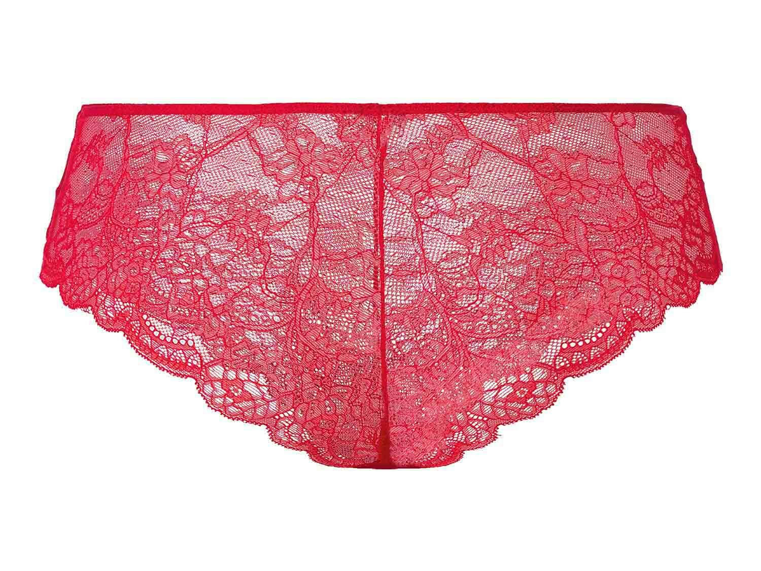 Culottes con encaje rojos para mujer pack 2