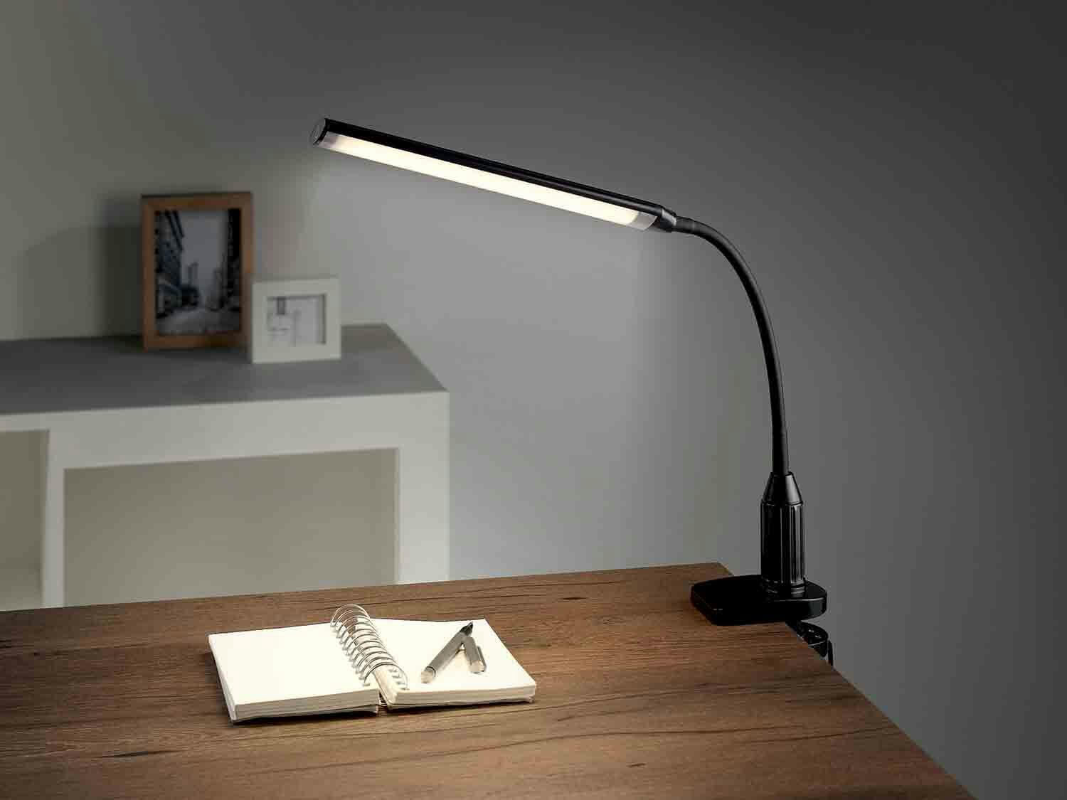 Lámpara led con pinza
