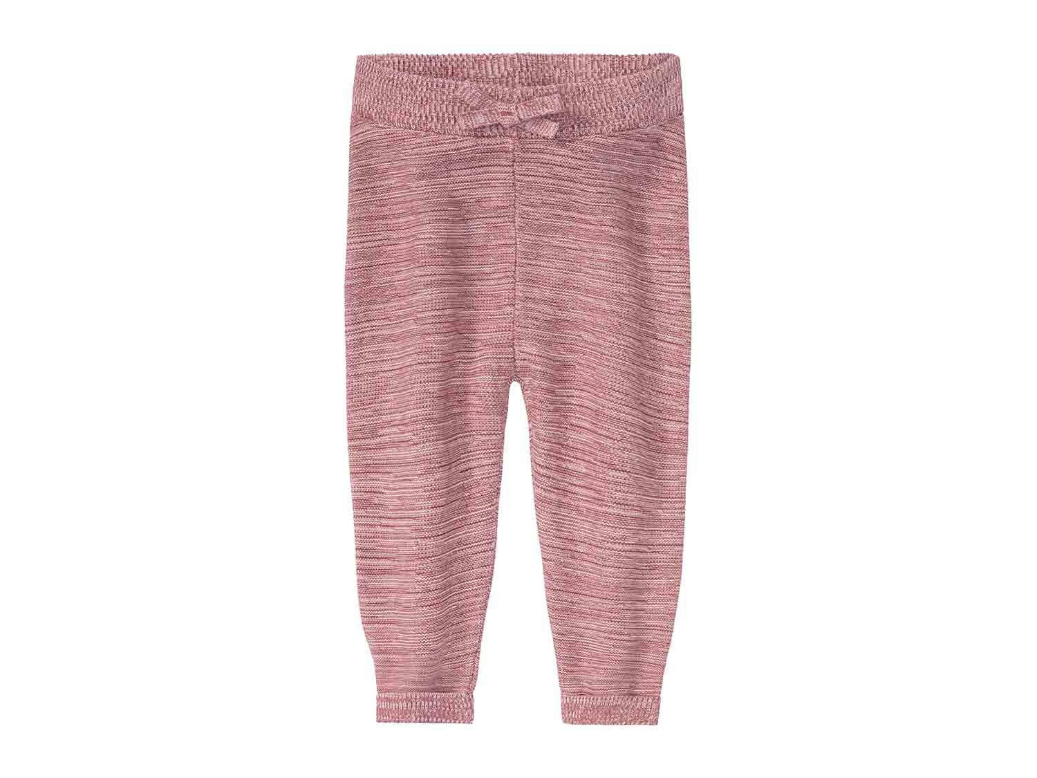 Pantalón de punto para bebé con cordones
