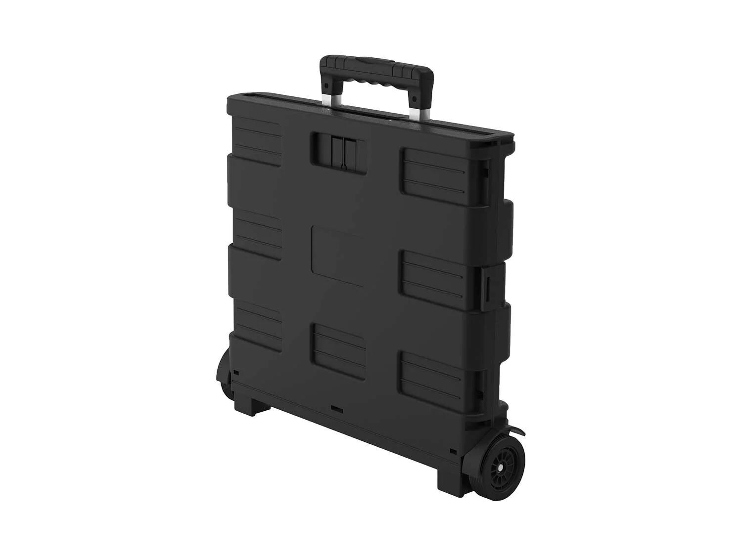 Caja plegable con ruedas